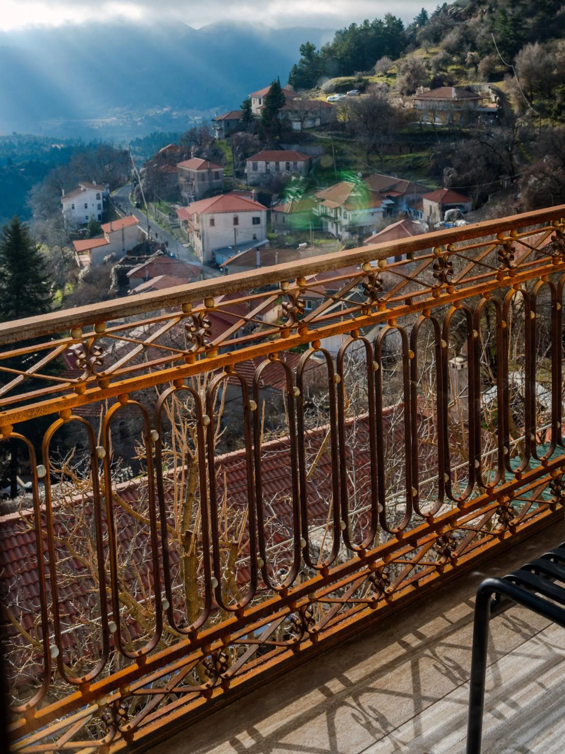 Mountain view in Moreas Peak Lodge