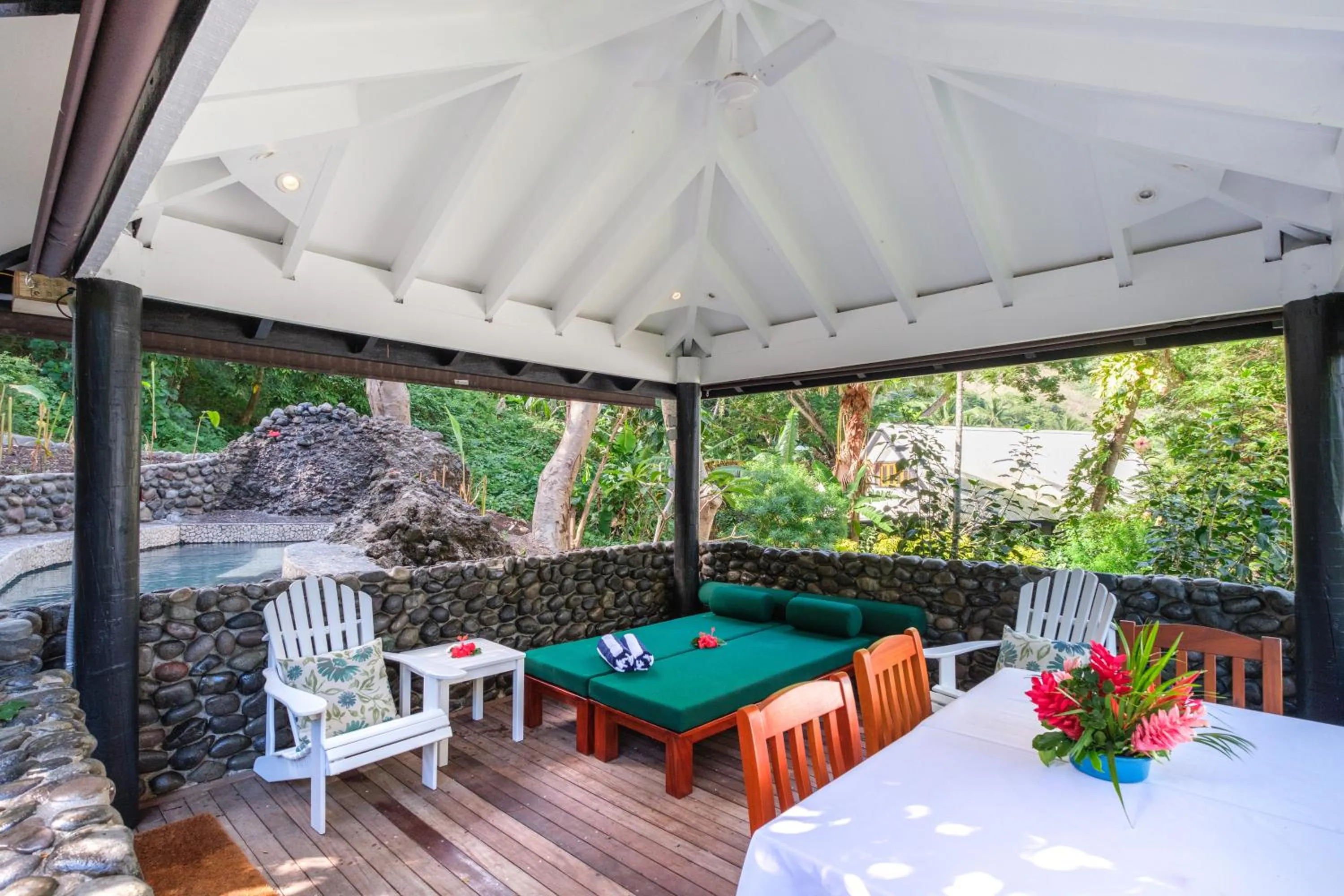 Garden in Waya Island Resort