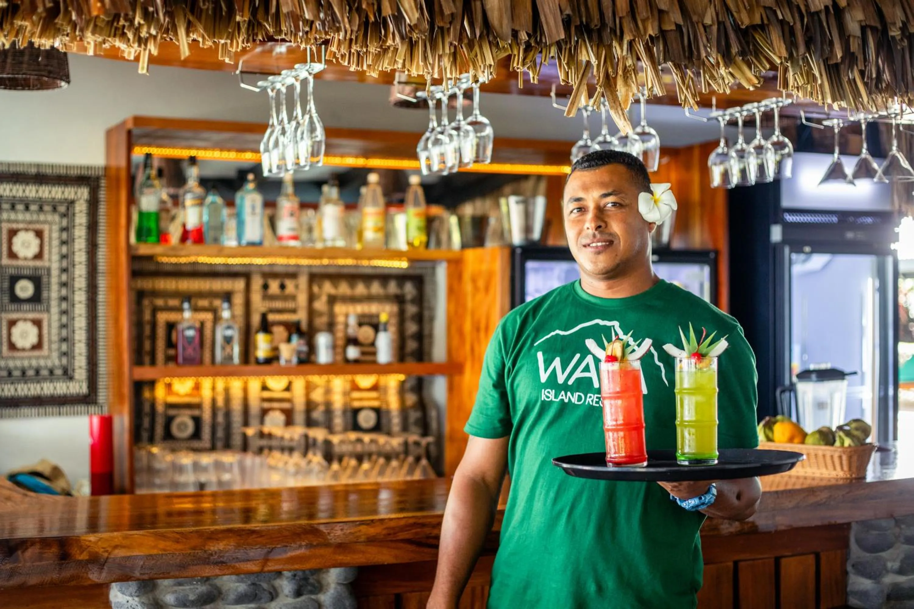 Staff in Waya Island Resort