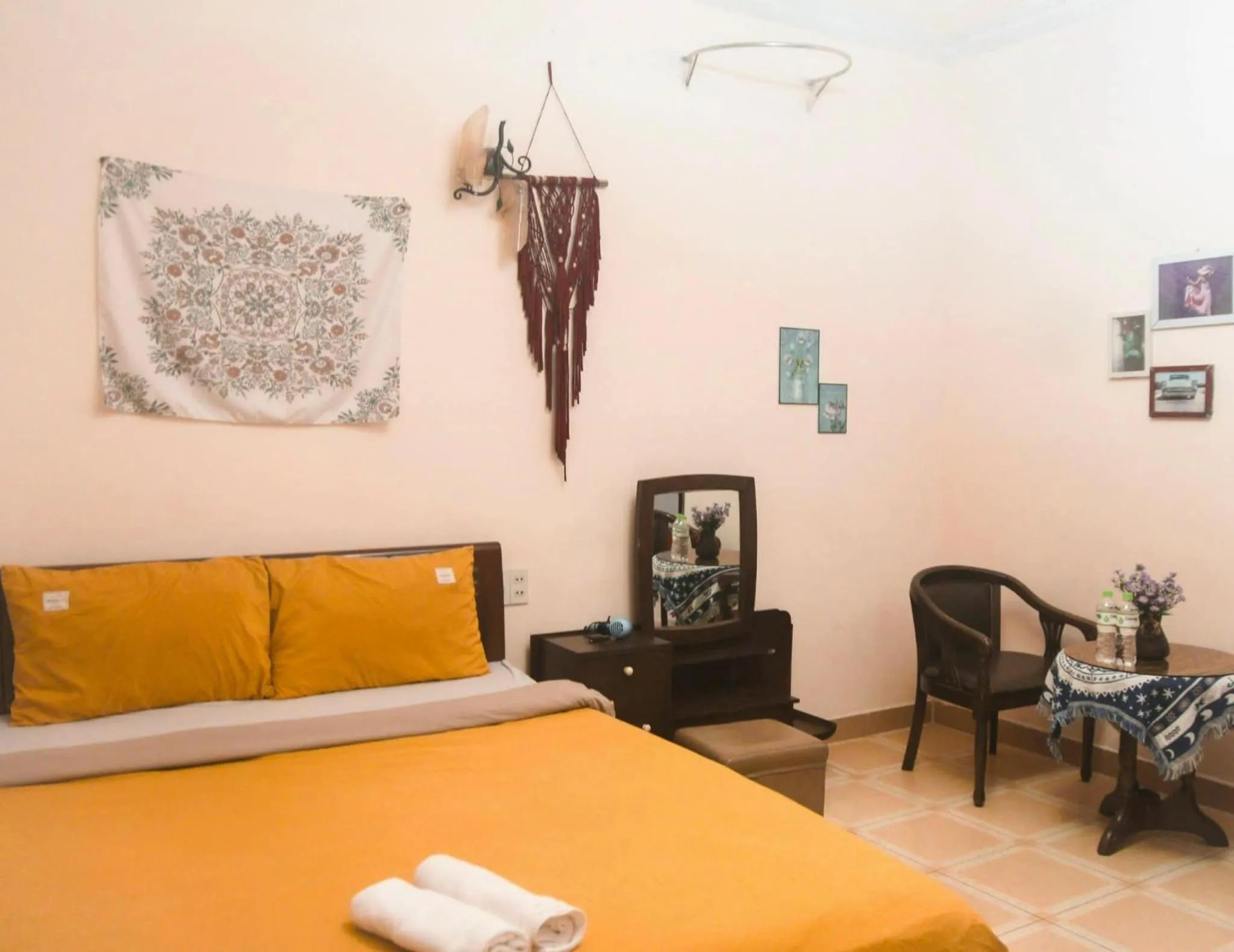 Bed in Mr.Happy Homestay