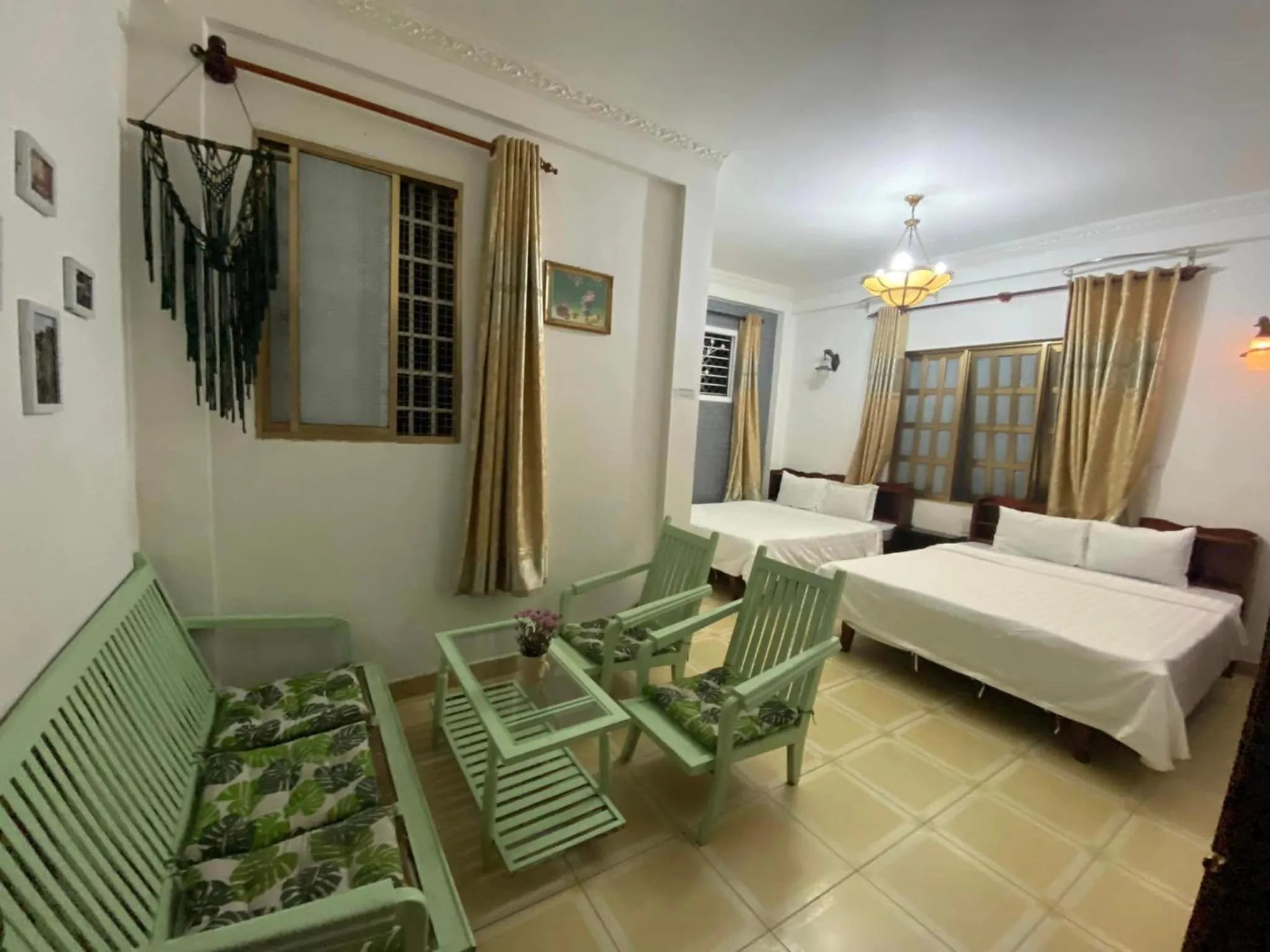 Bed in Mr.Happy Homestay