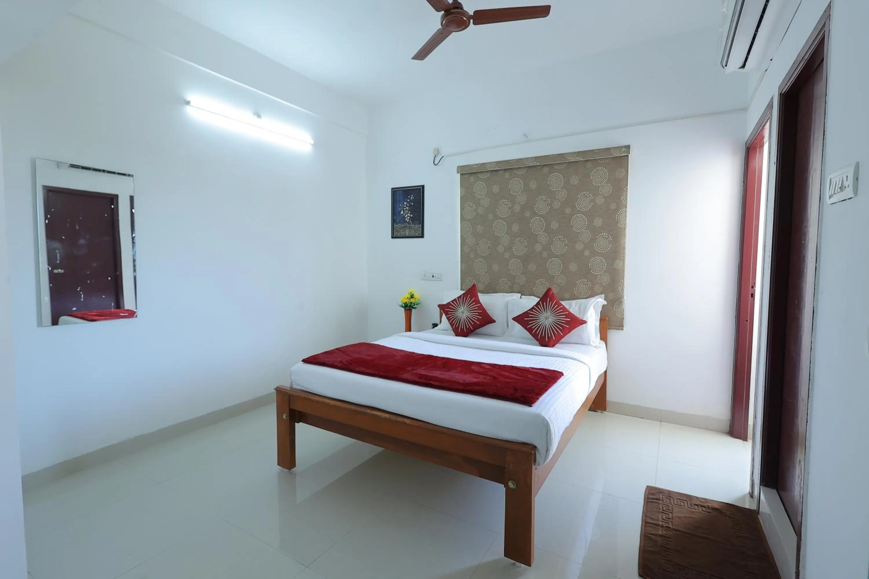 Bed in Royal Beach Service Apartment