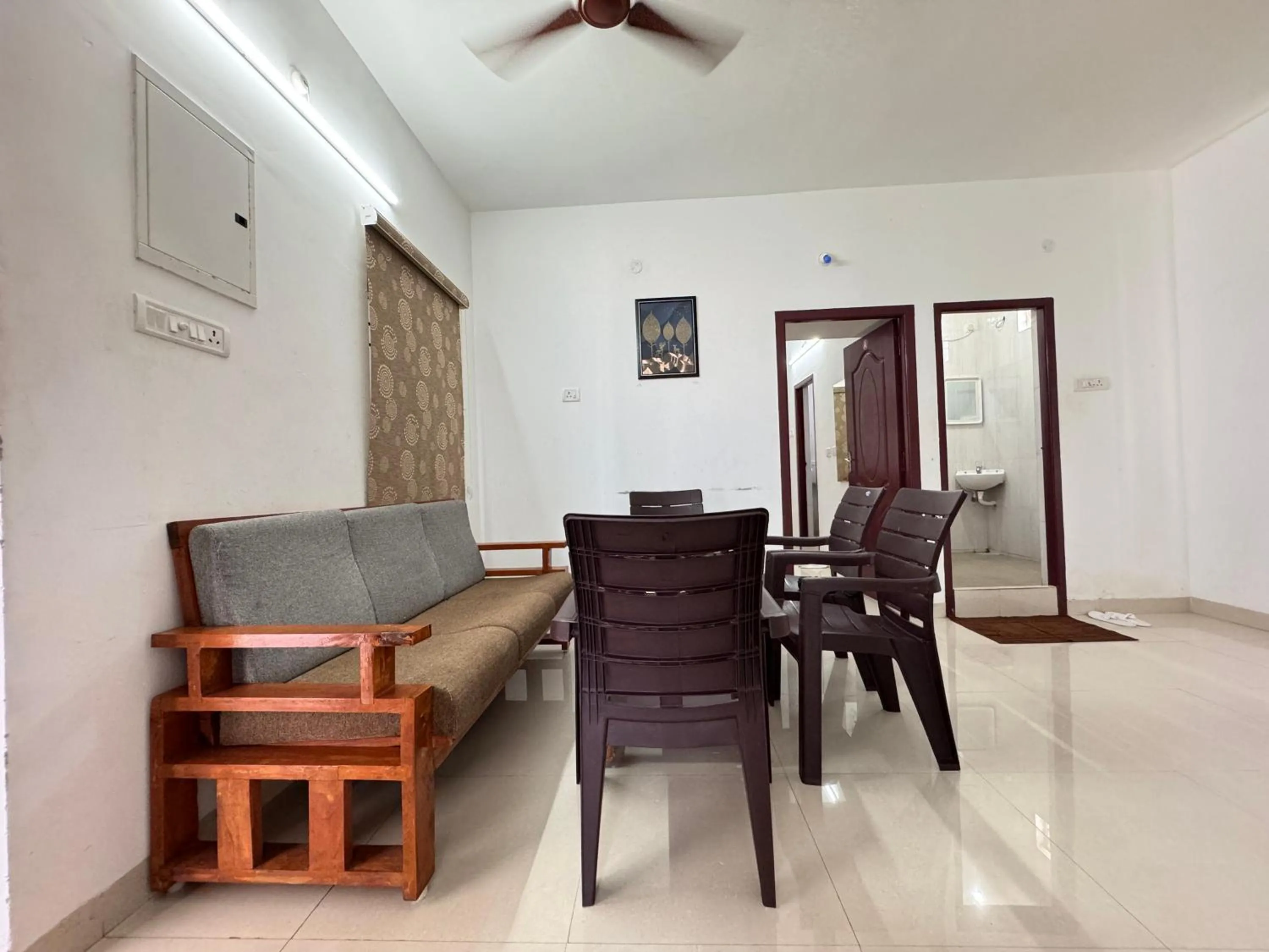 Living room in Royal Beach Service Apartment