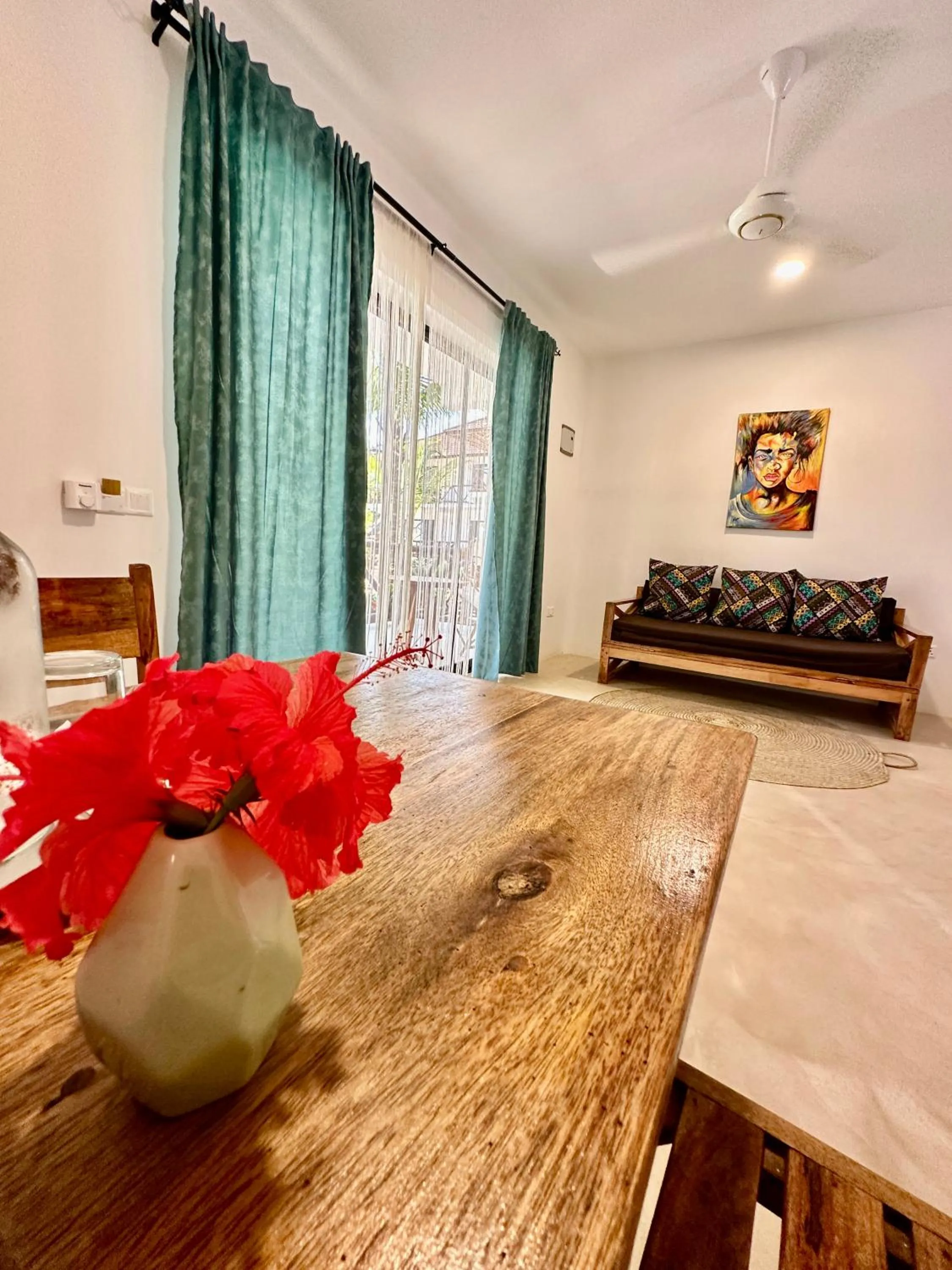 Seating area in Sand Beach Boutique Hotel