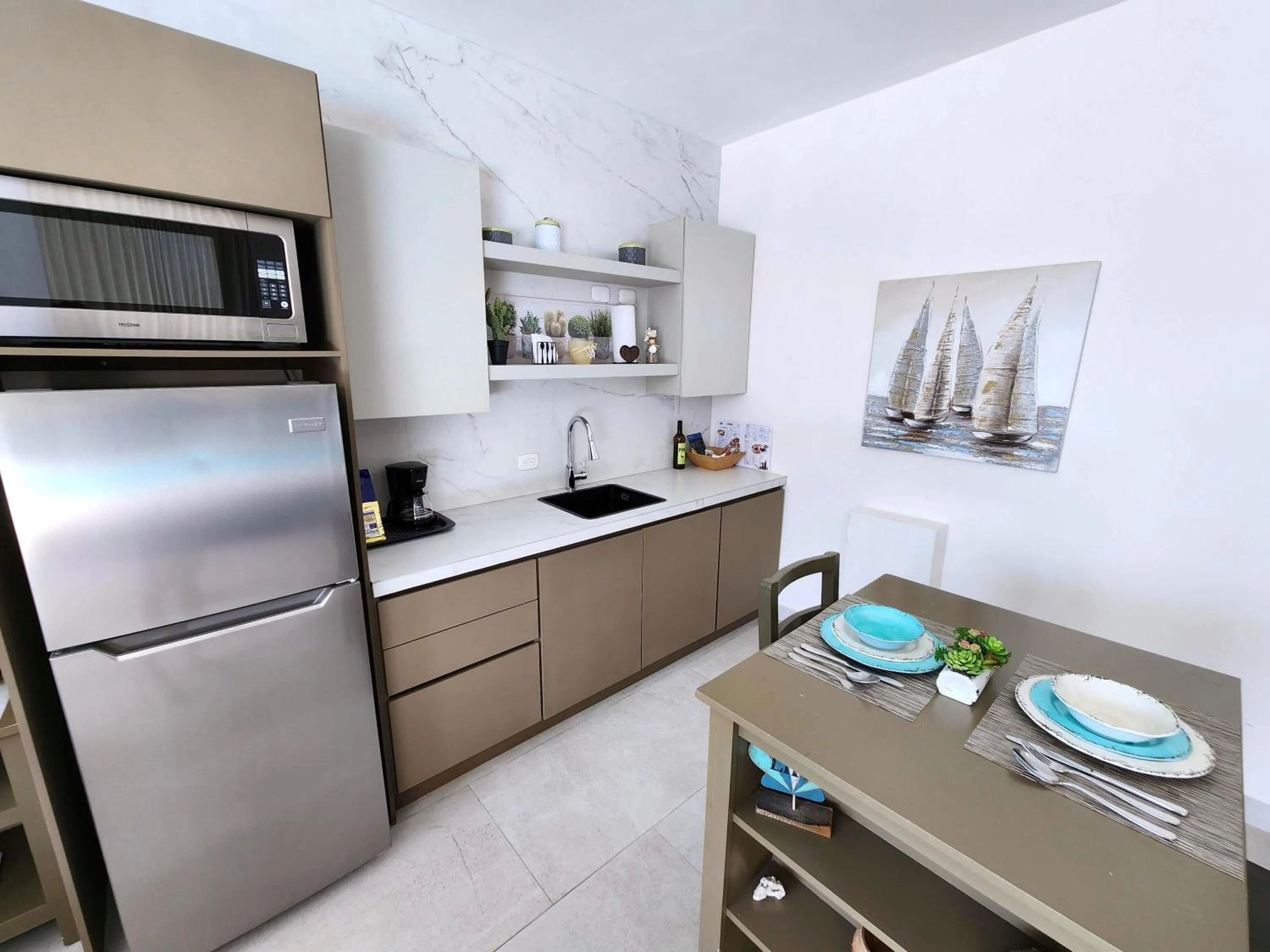 Kitchen or kitchenette in Hotel VOS