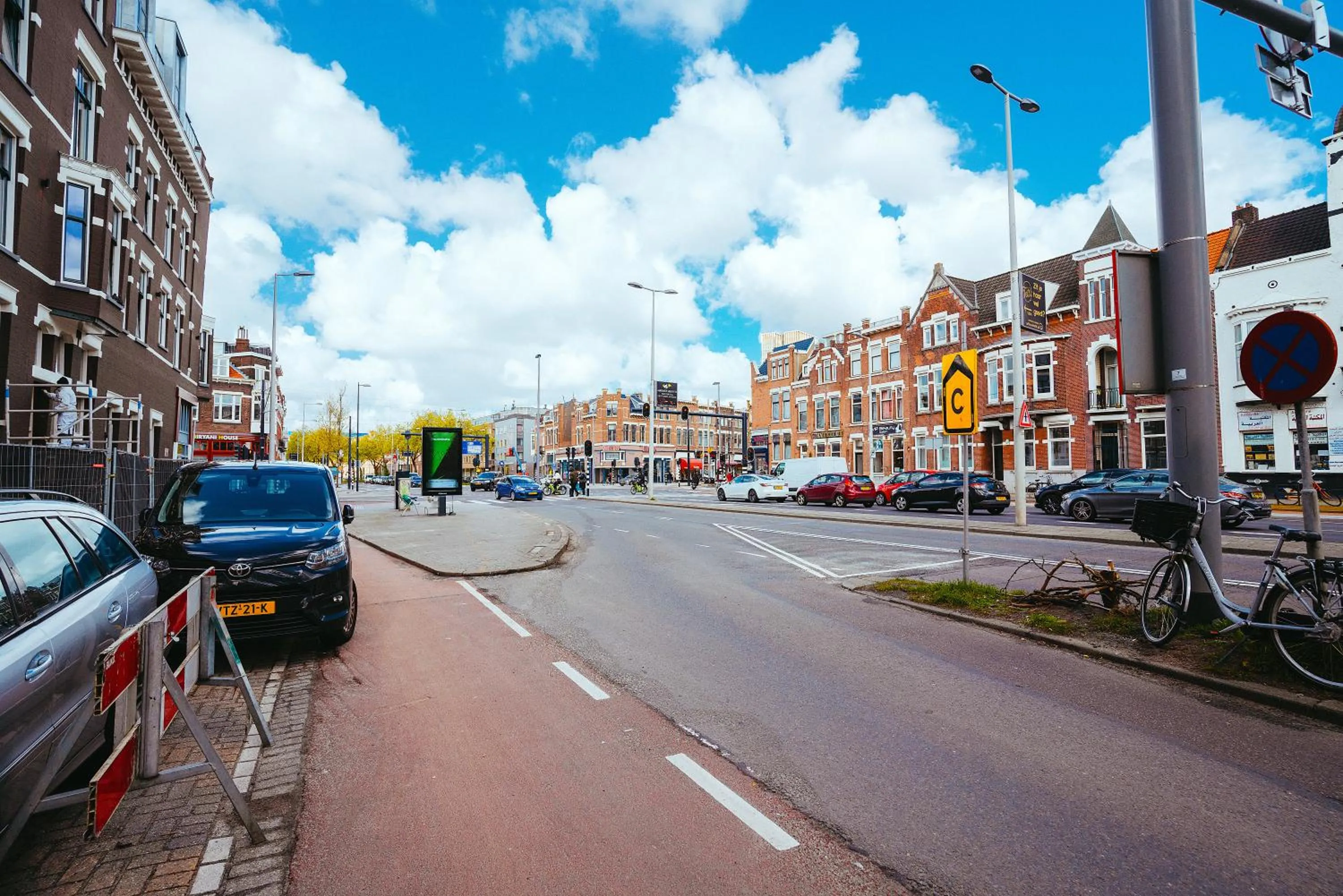 City view in Boutique Hotel Milano Rotterdam-Centre