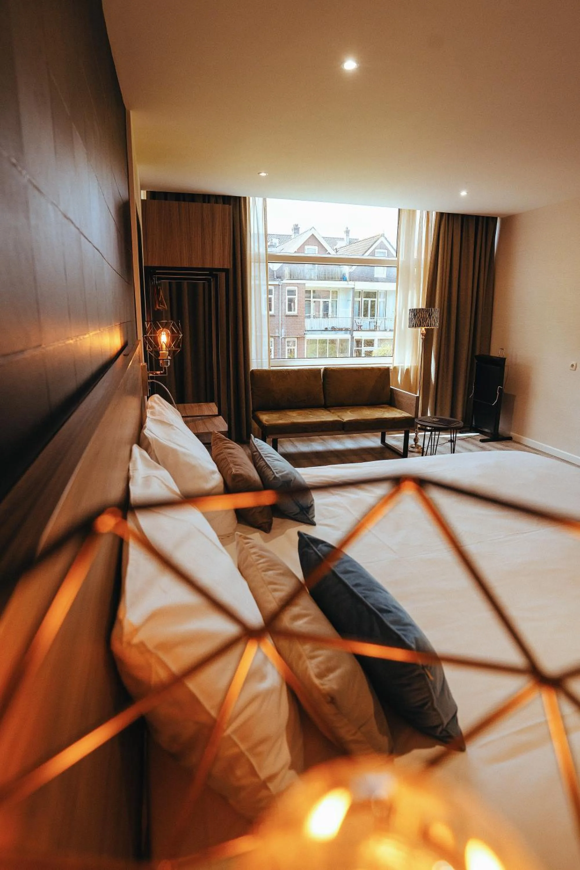 Bed in Boutique Hotel Milano Rotterdam-Centre