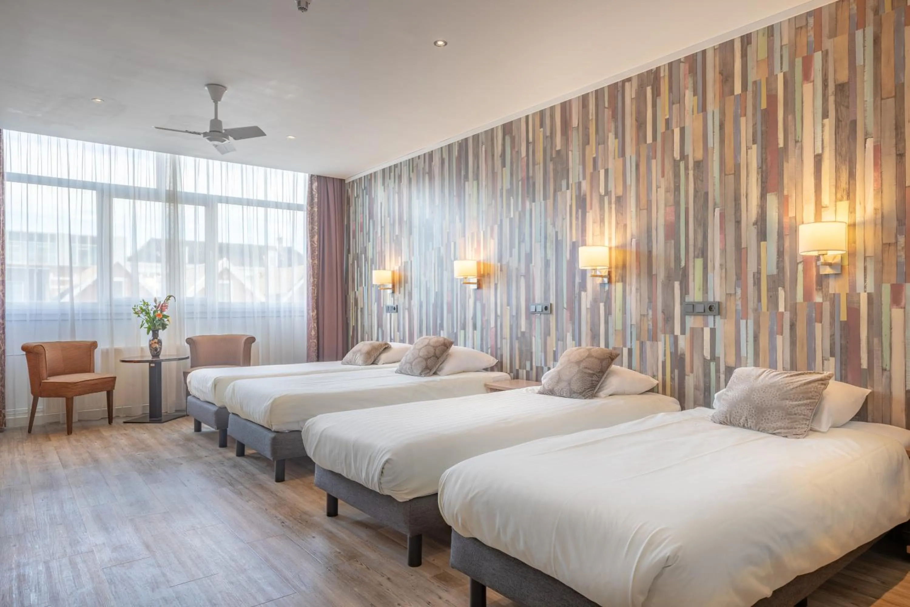 Bed in Boutique Hotel Milano Rotterdam-Centre