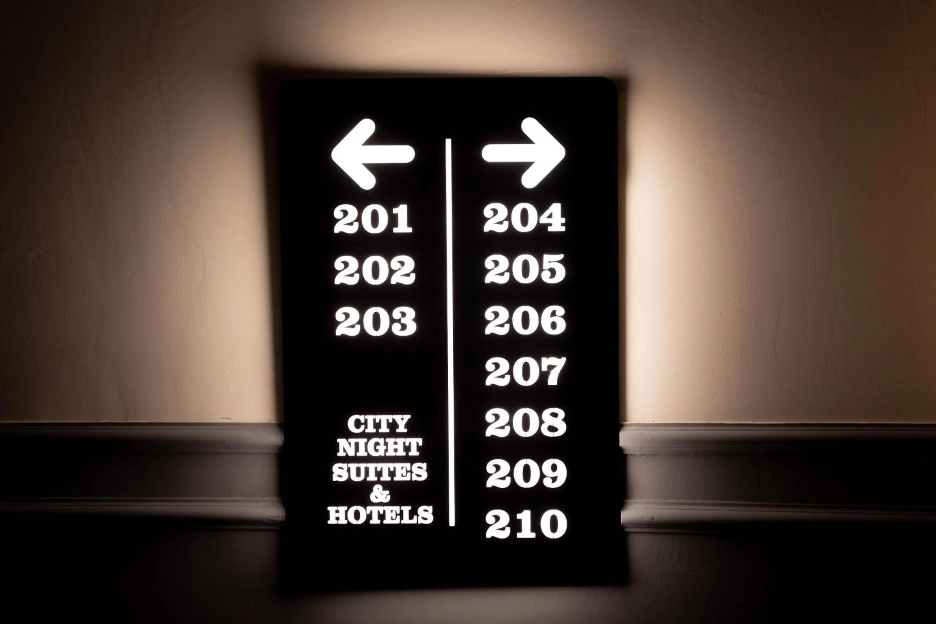 Property logo or sign in City Night Suites & Hotels