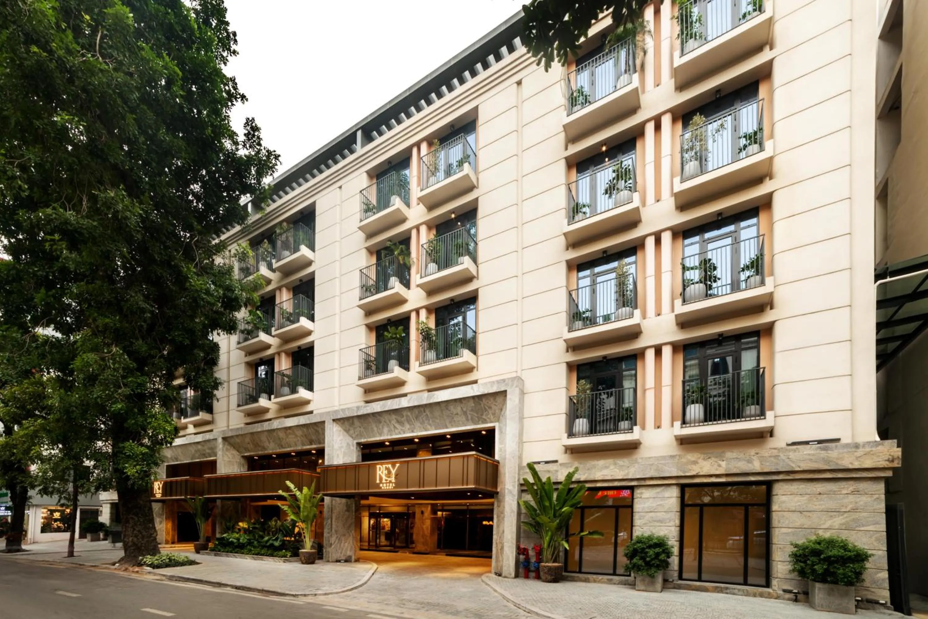 Property building in REY Hotel Hanoi