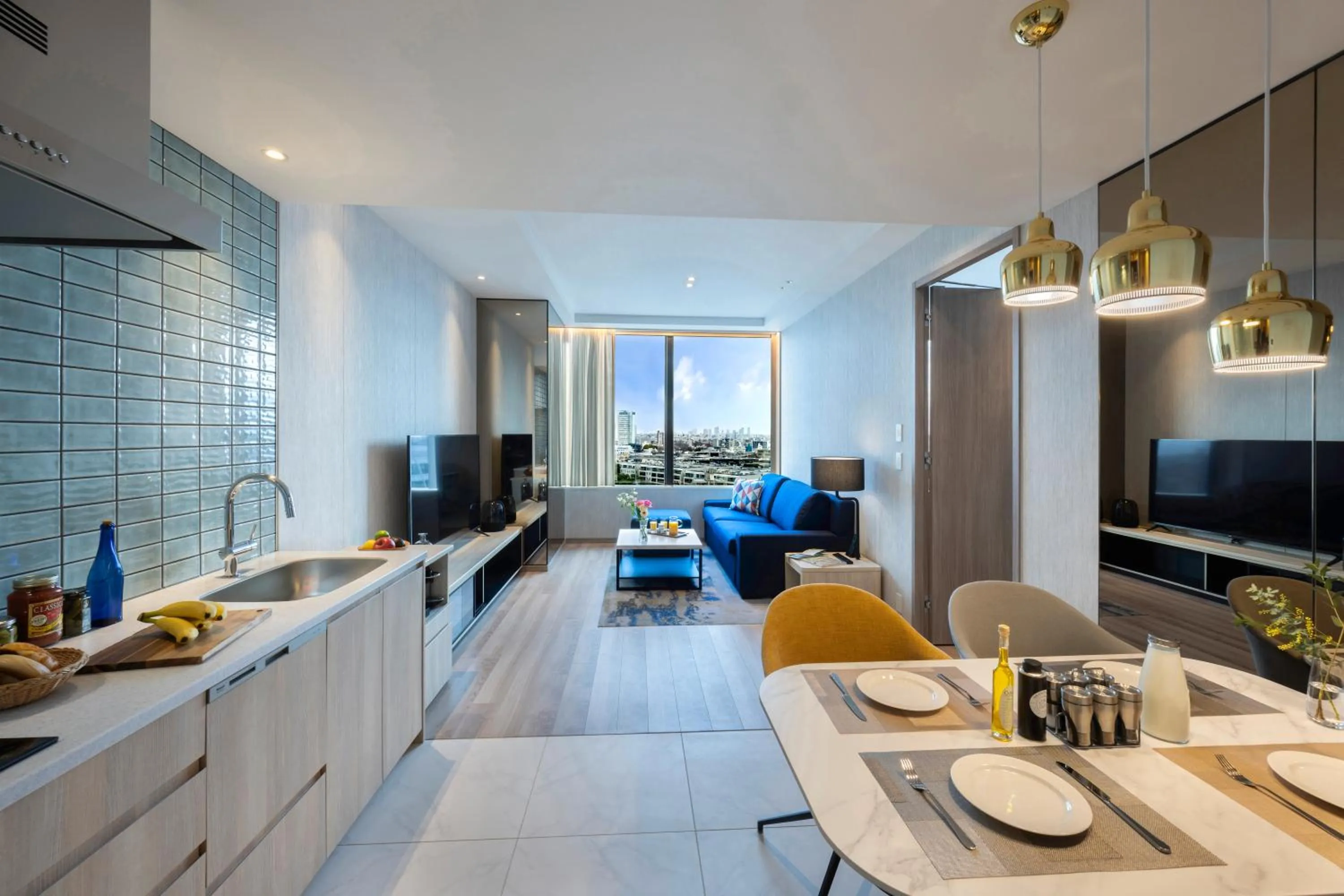 Dining area in Hyatt House Tokyo Shibuya