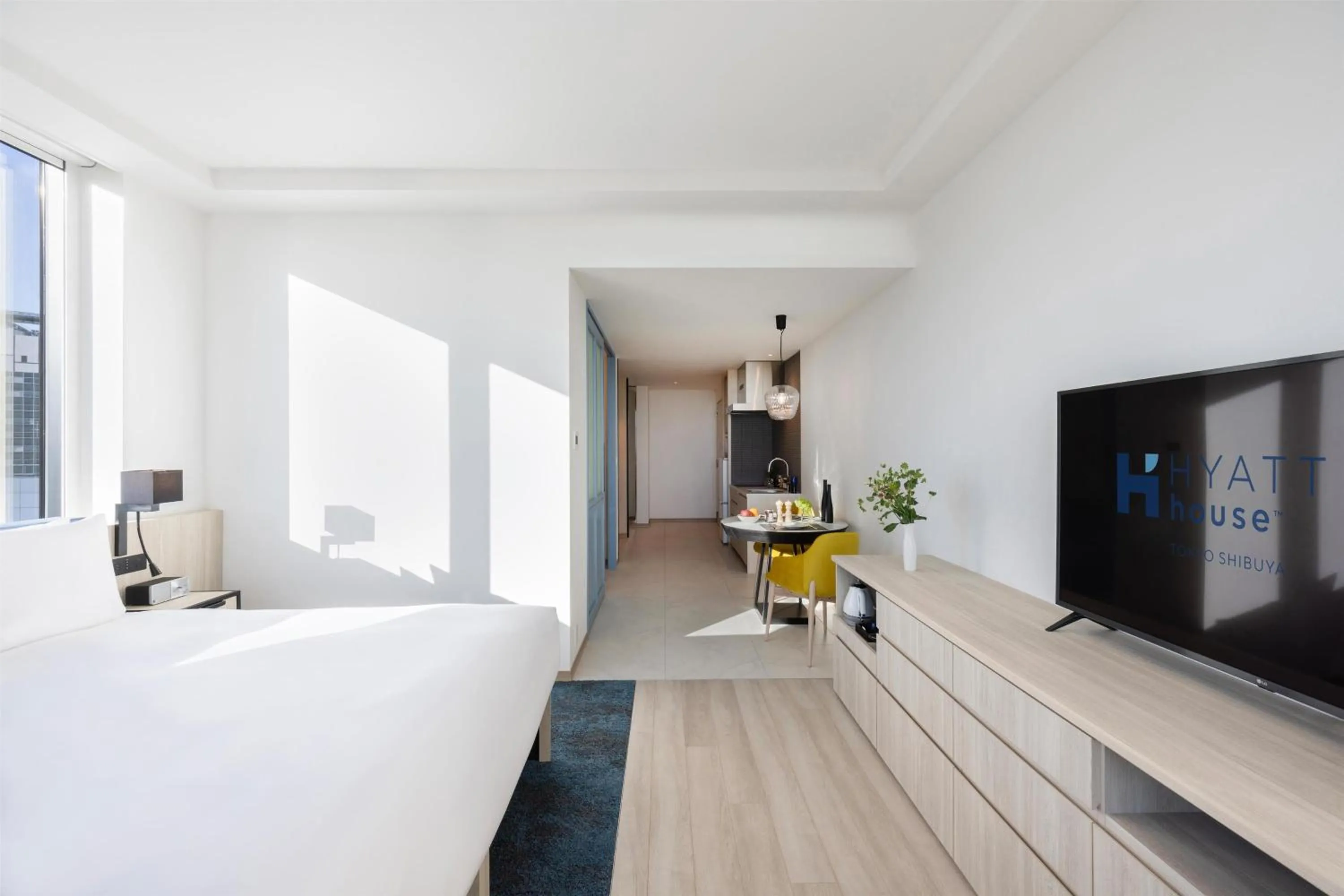 Bedroom, Bed in Hyatt House Tokyo Shibuya