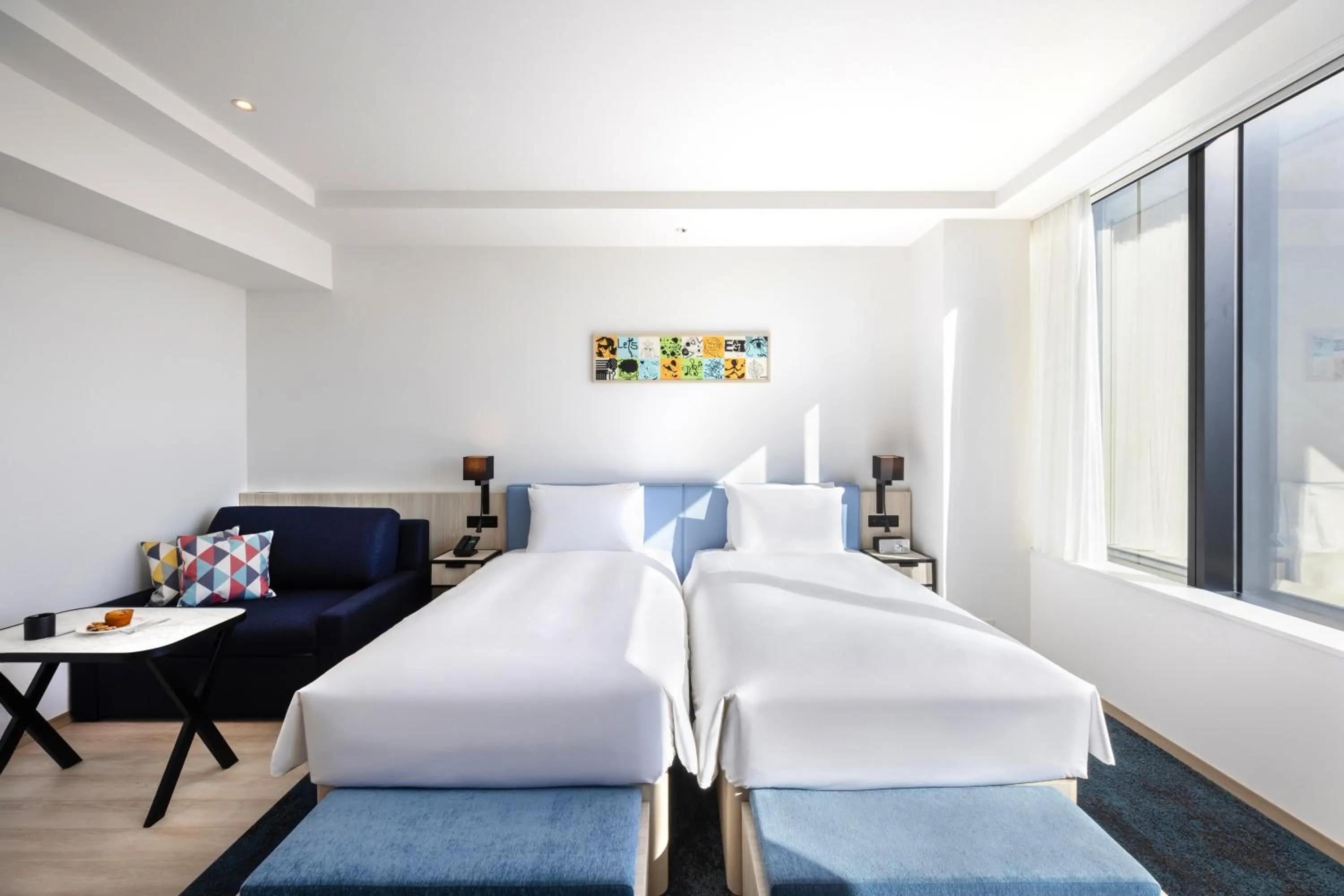 Bed in Hyatt House Tokyo Shibuya