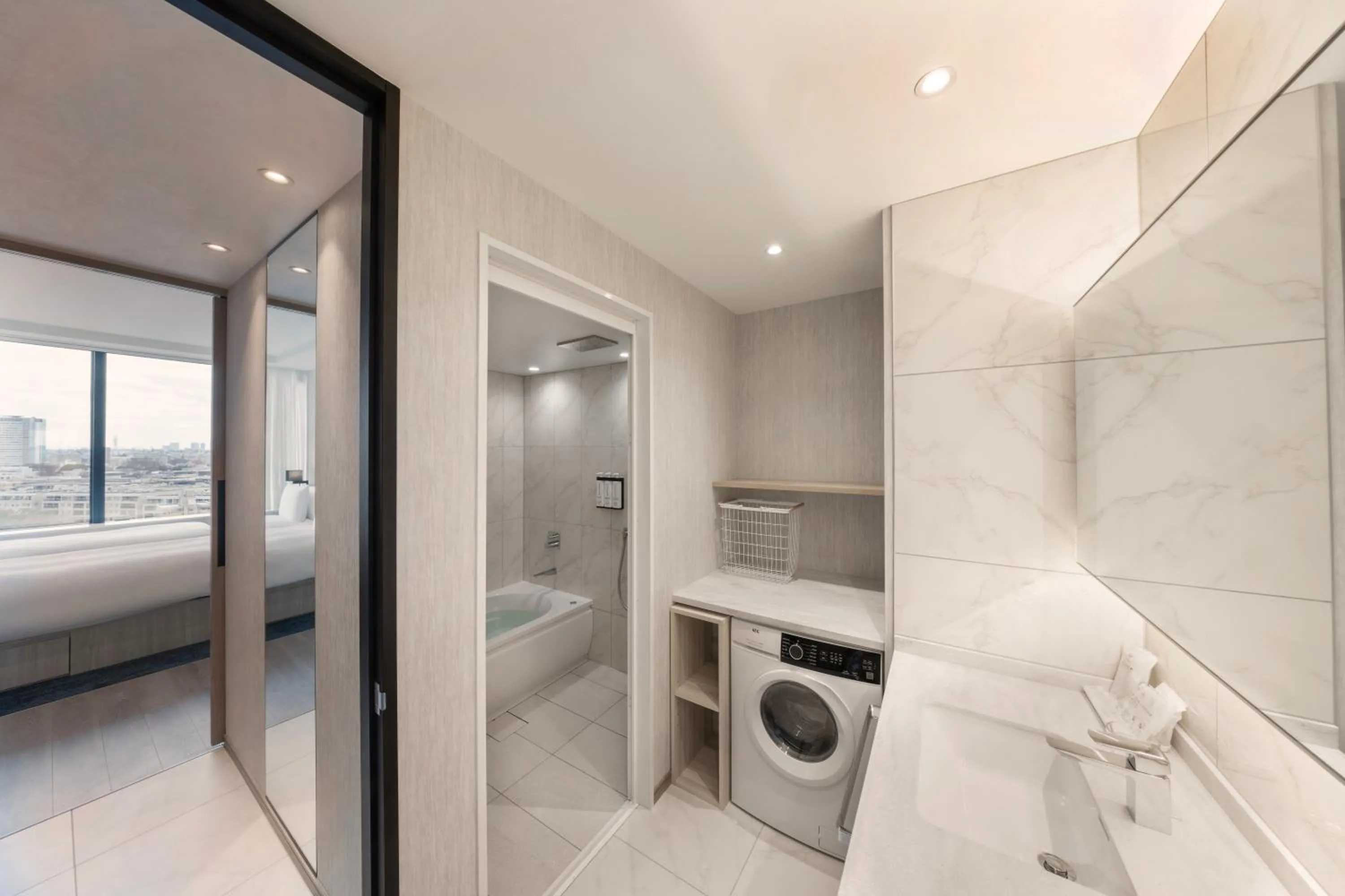 Bed in Hyatt House Tokyo Shibuya