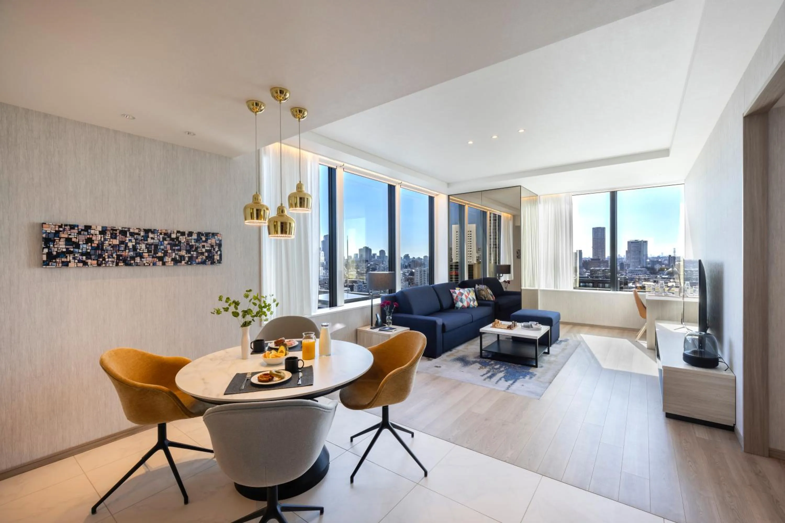 Dining area in Hyatt House Tokyo Shibuya