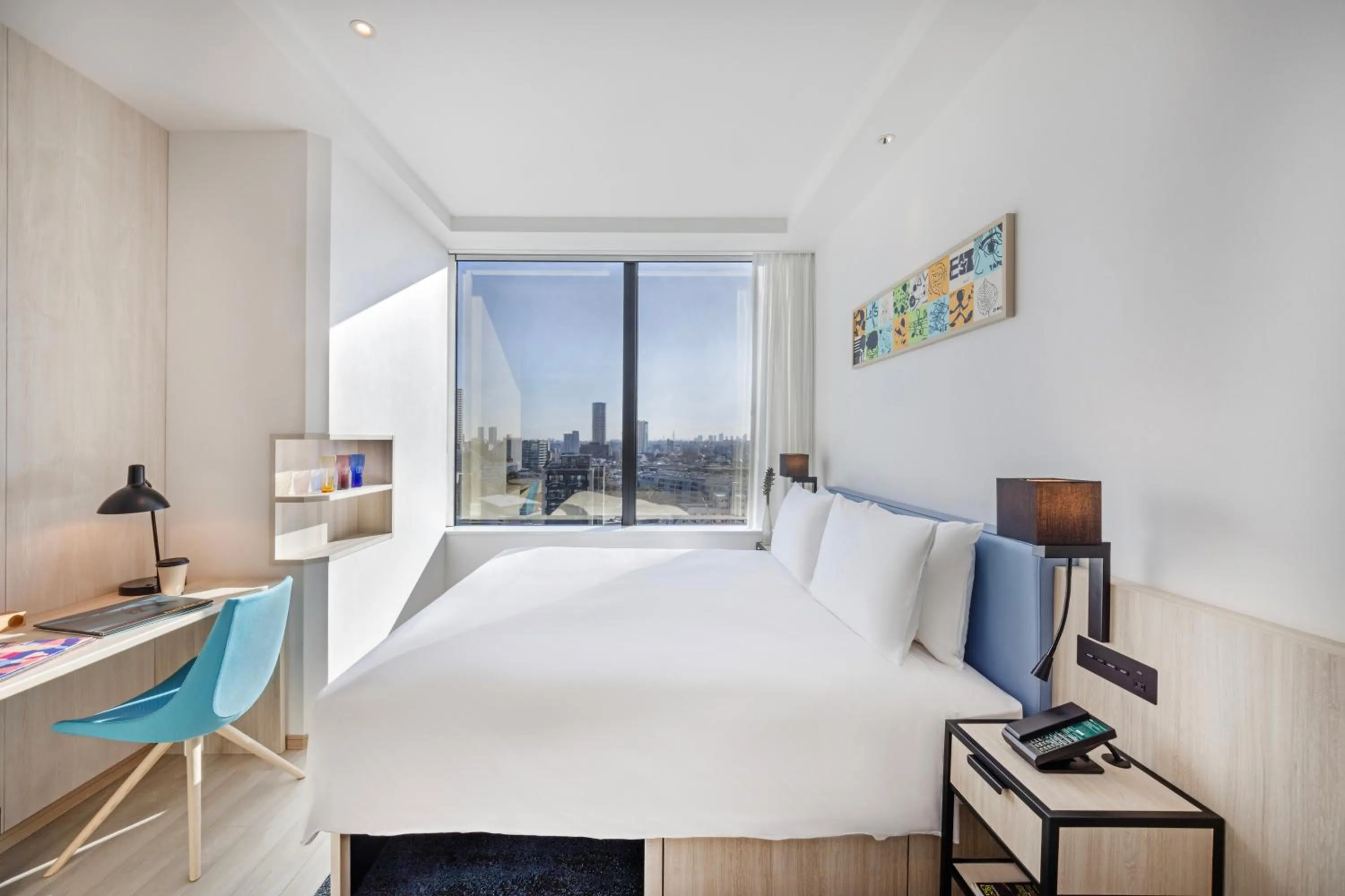 Bed in Hyatt House Tokyo Shibuya