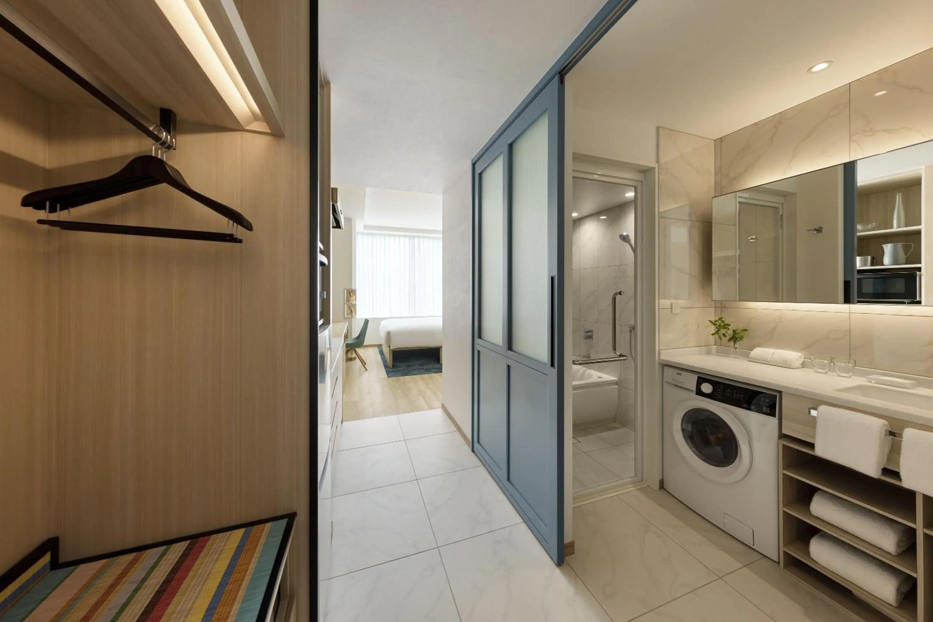 washing machine in Hyatt House Tokyo Shibuya