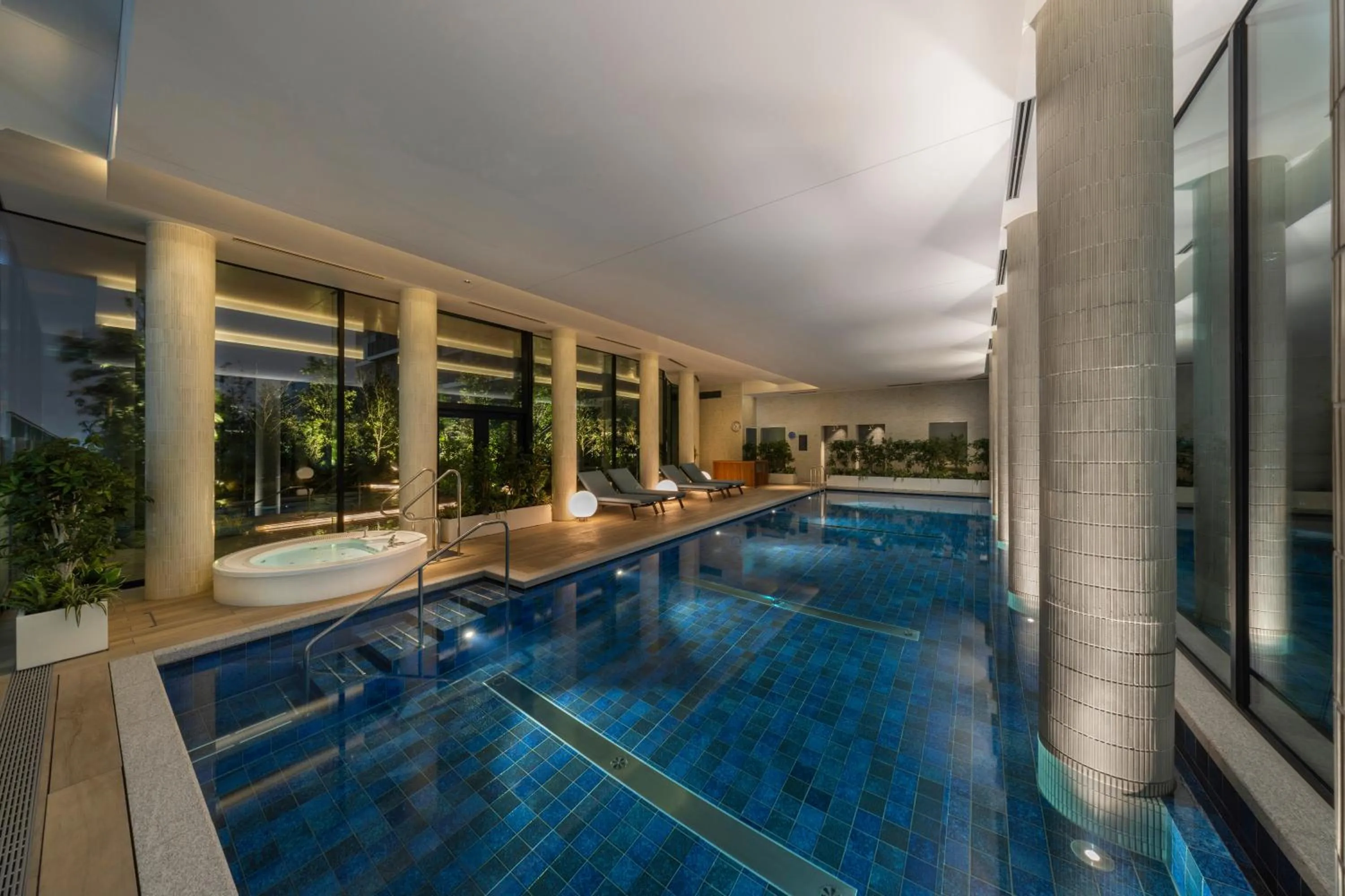 Pool view in Hyatt House Tokyo Shibuya