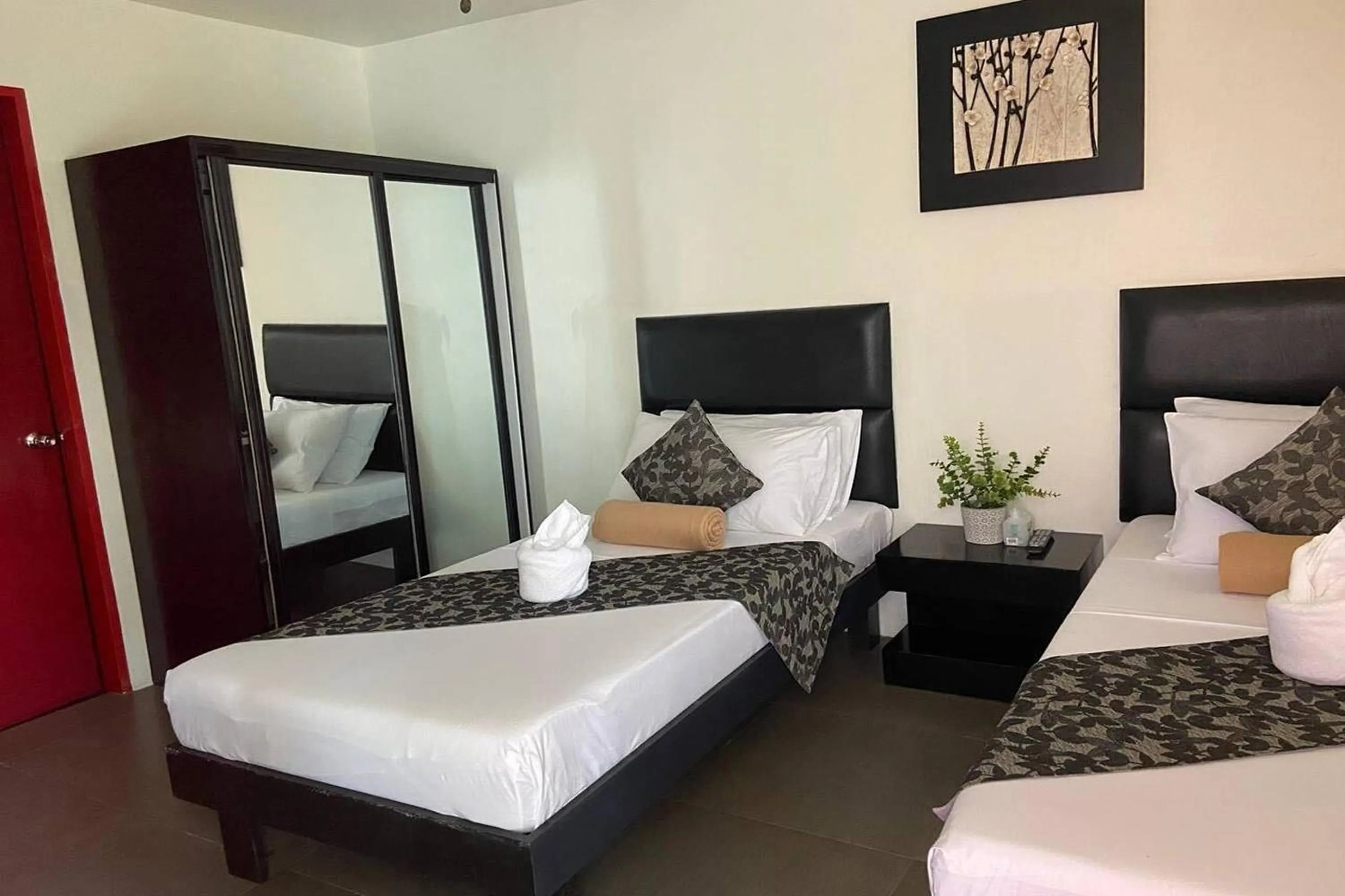 Bed in Micasa Lodge Palawan