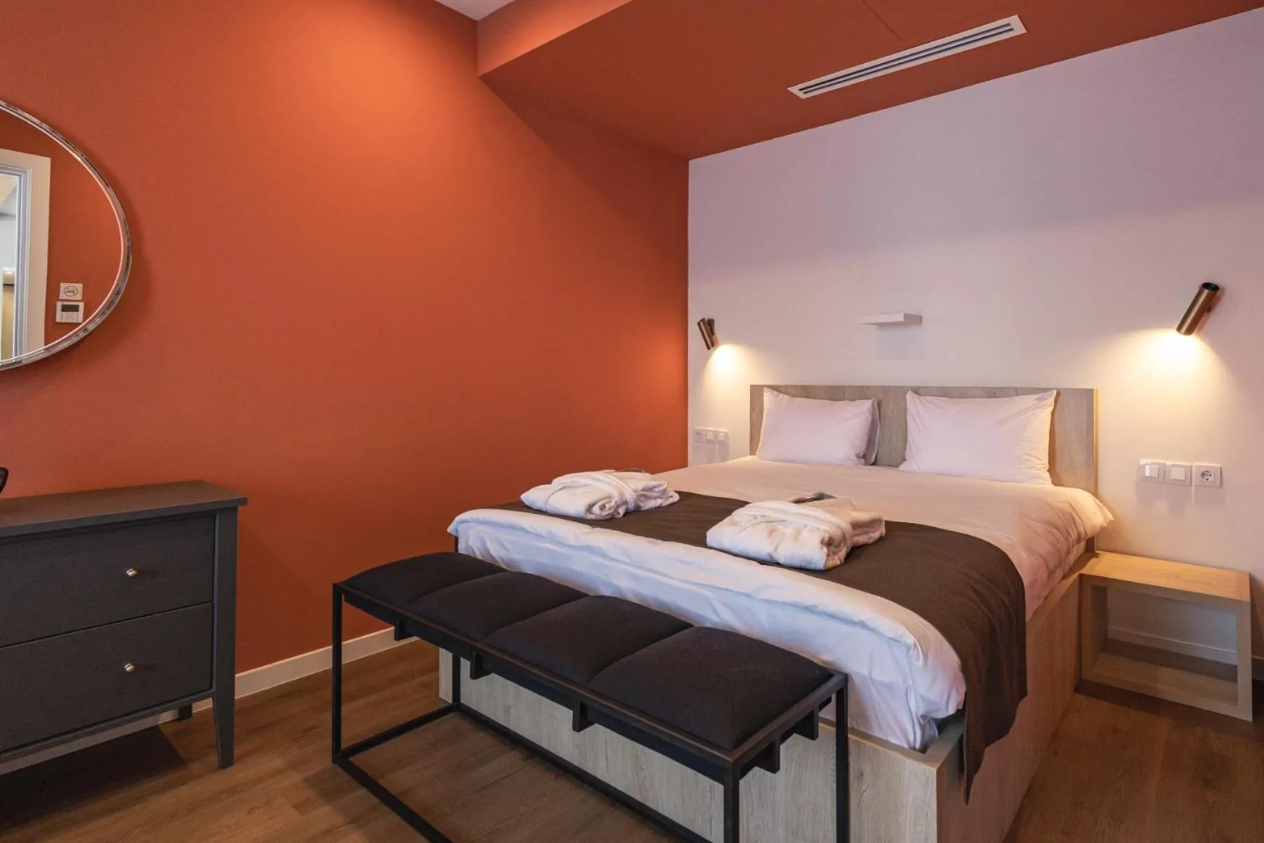 Bed in Apart Hotel Kundzuli