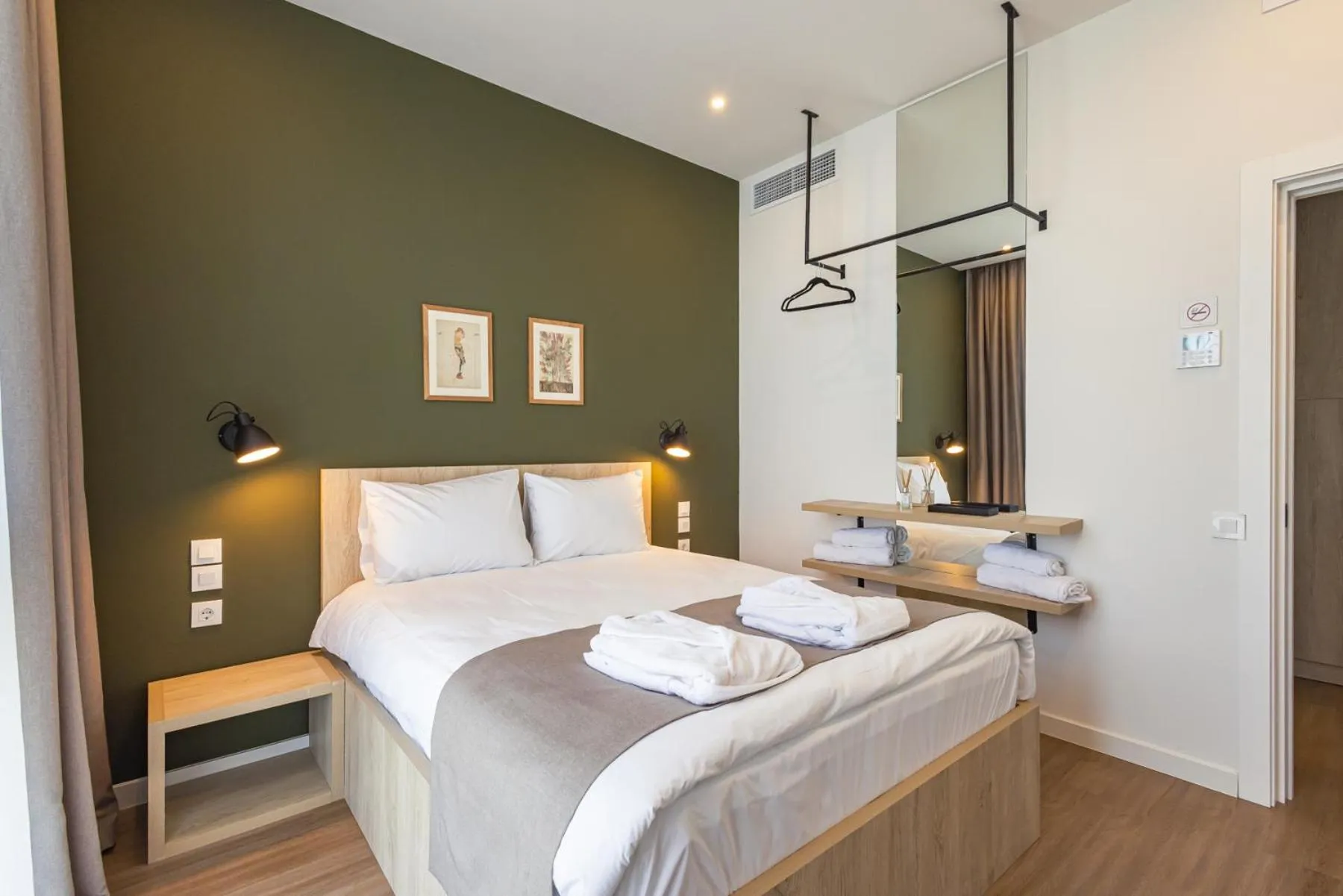 Bed in Apart Hotel Kundzuli