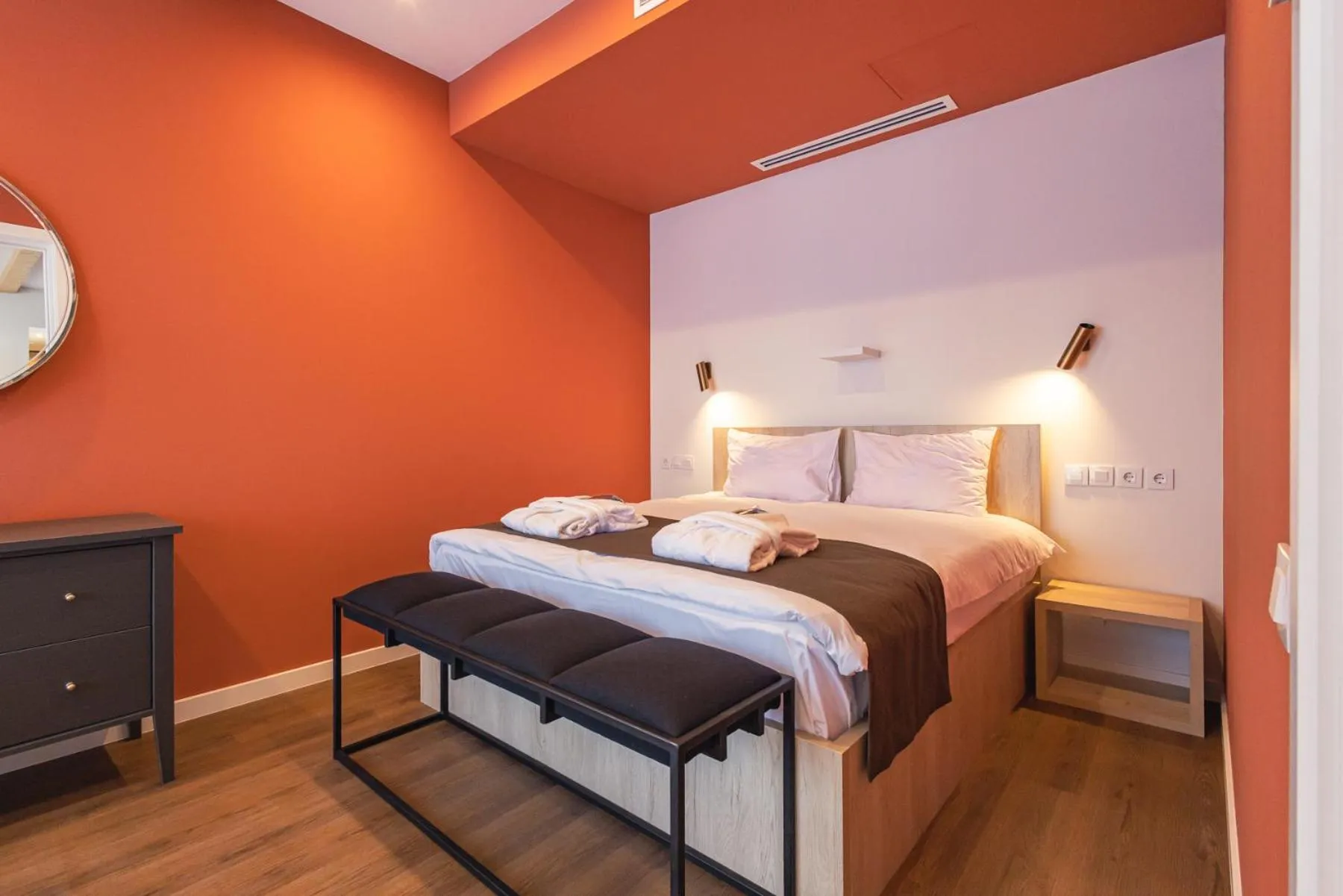 Bed in Apart Hotel Kundzuli