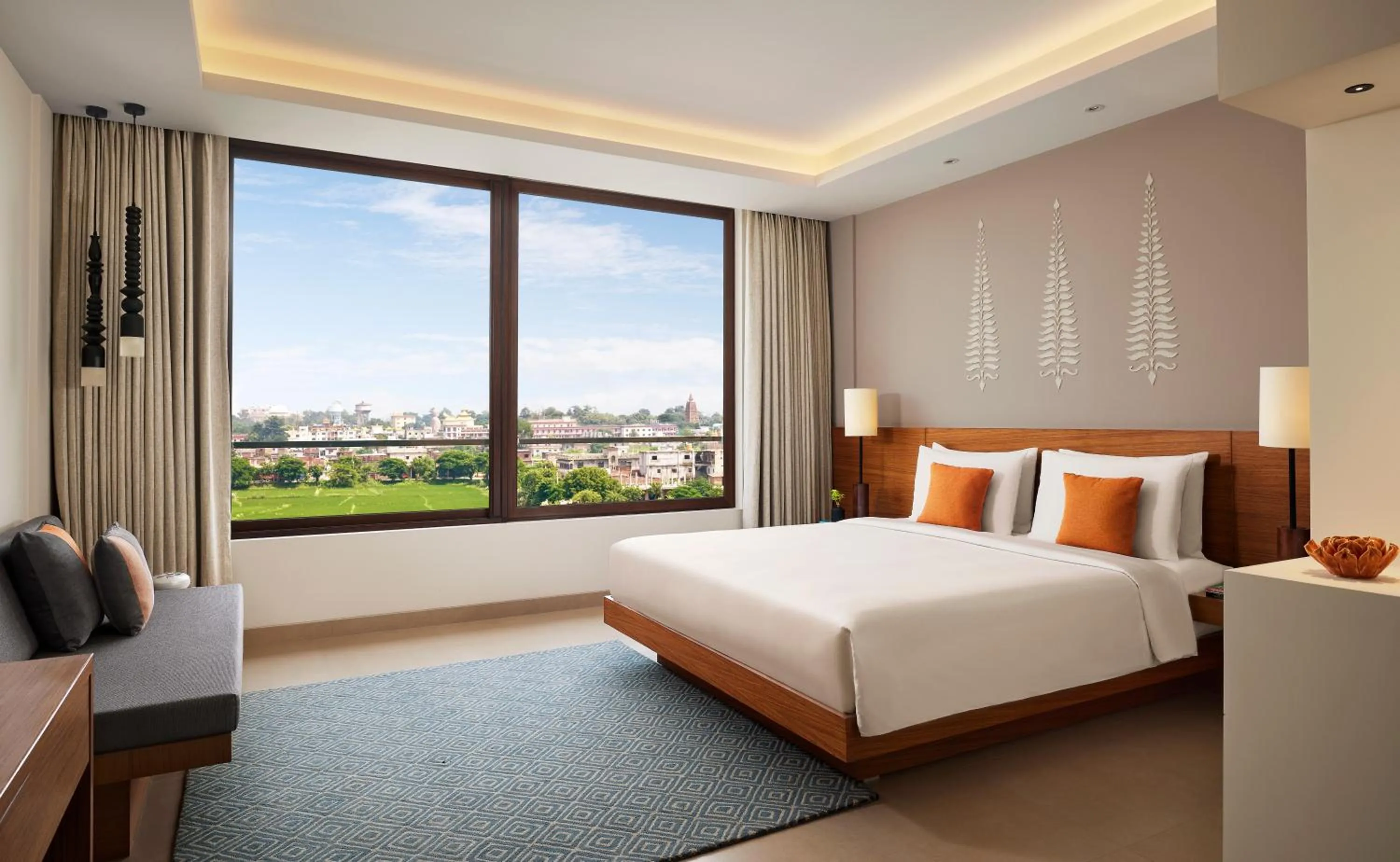 Bed in Hyatt Place Bodh Gaya