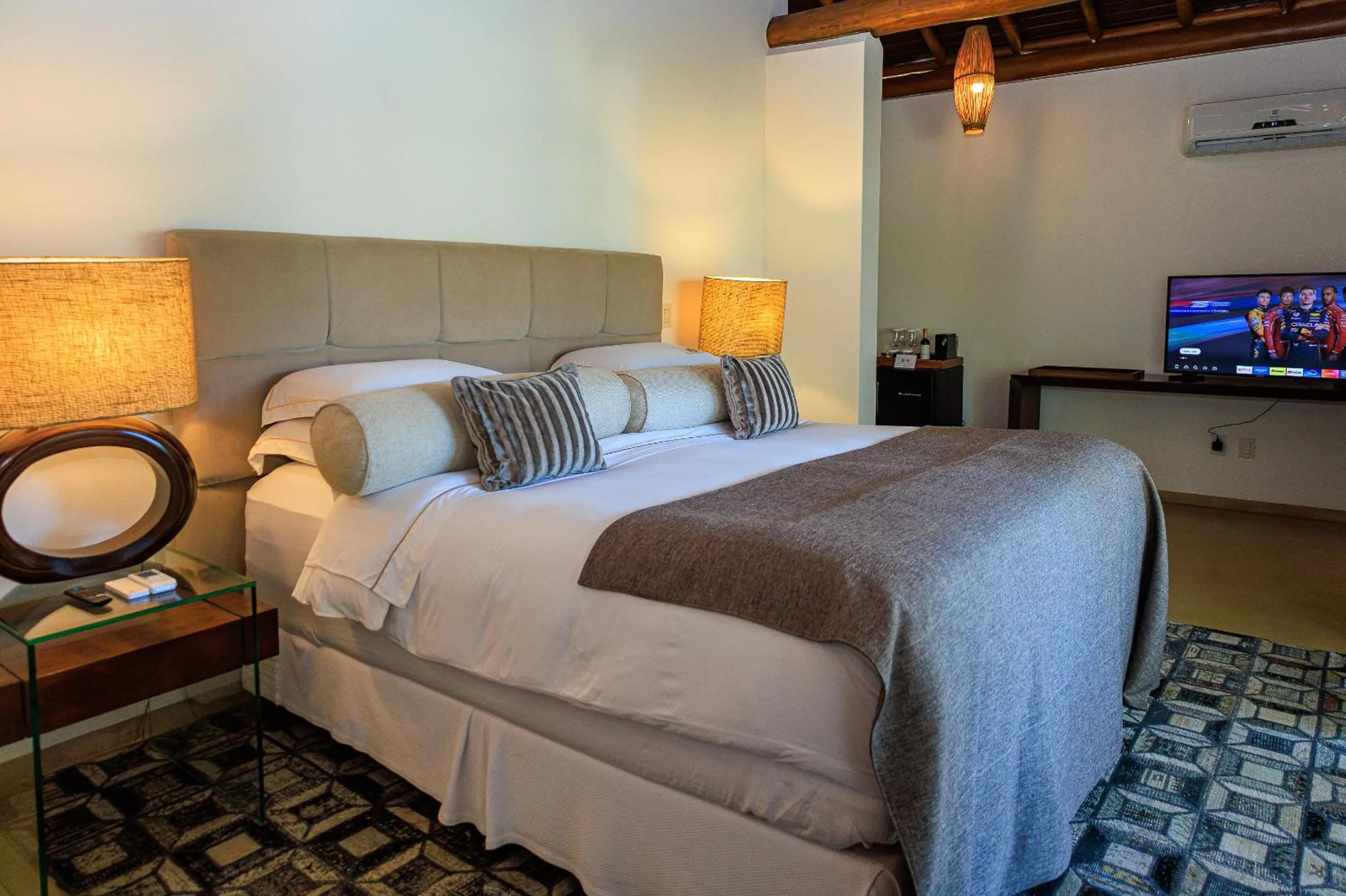 Bed in Campo Bahia Hotel Villas Spa