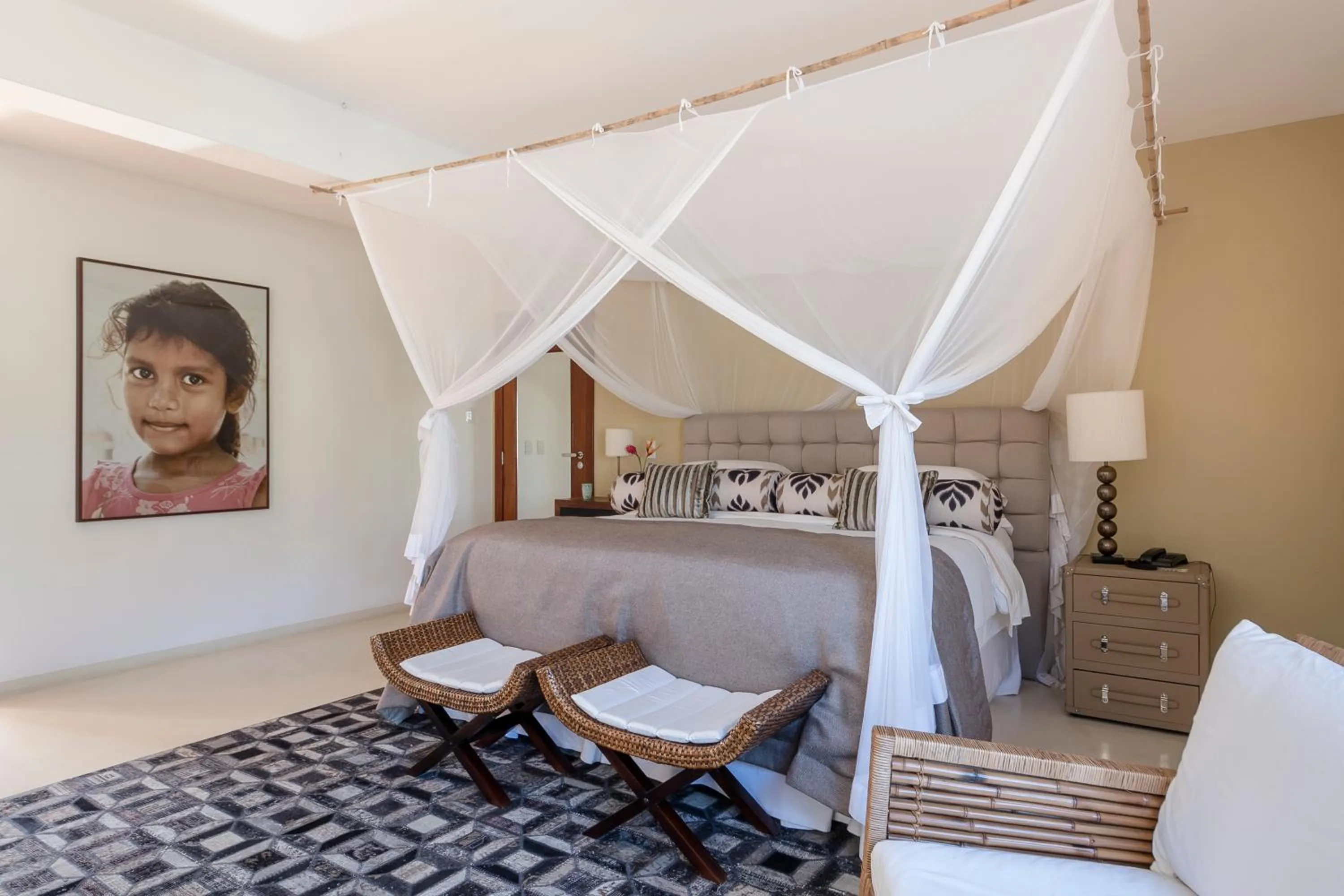 Bed in Campo Bahia Hotel Villas Spa