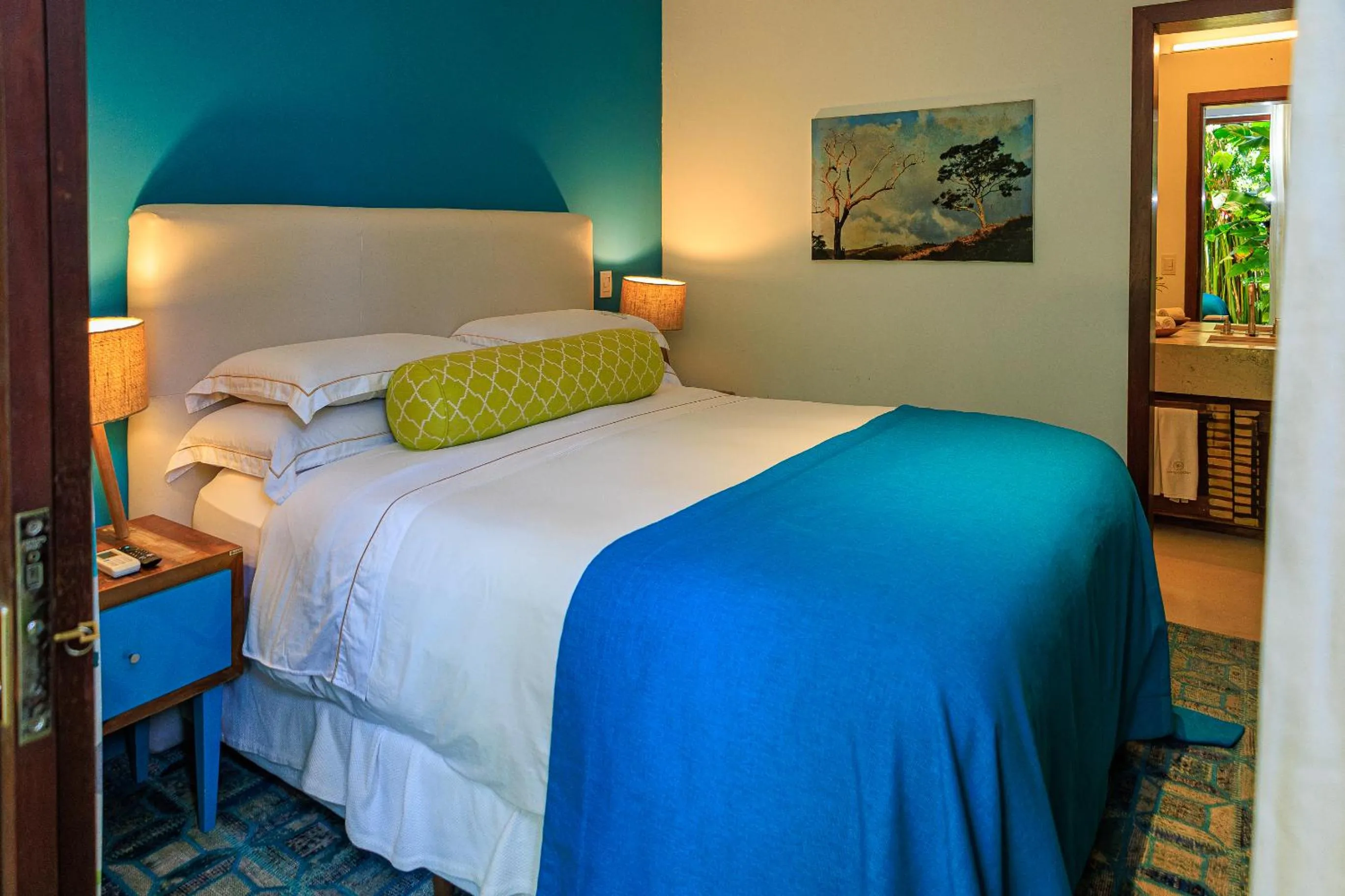 Bed in Campo Bahia Hotel Villas Spa