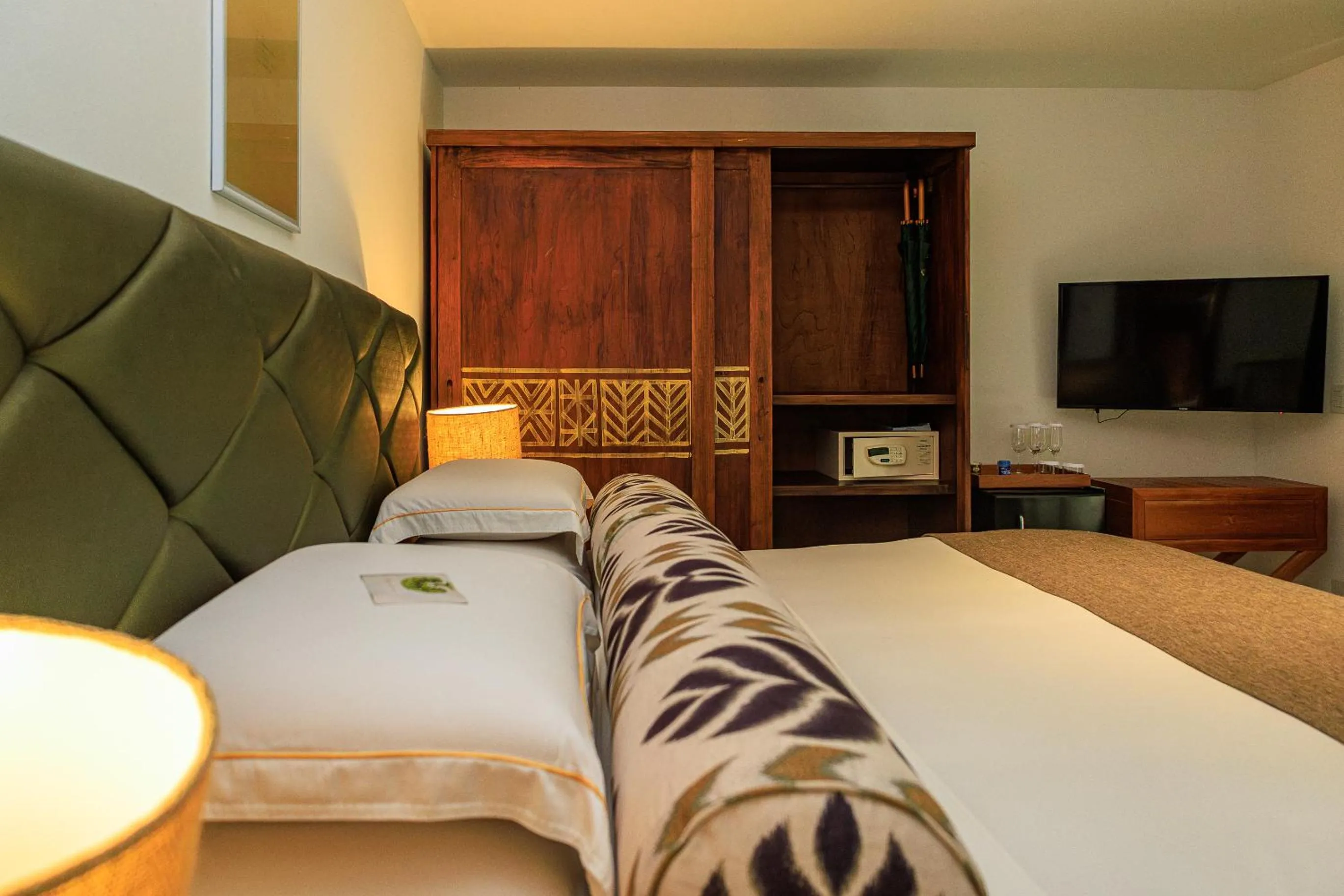 Bed in Campo Bahia Hotel Villas Spa