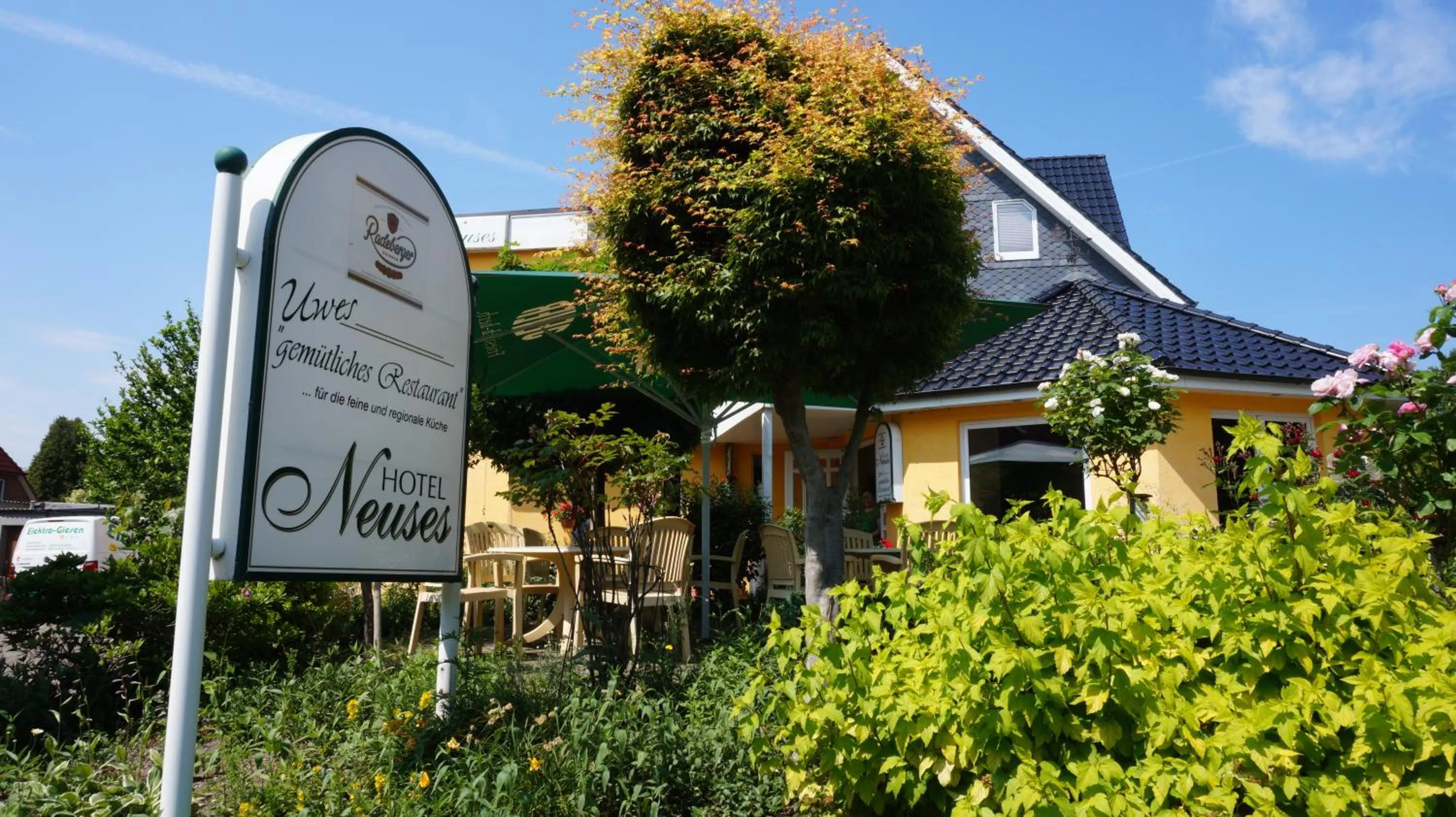 Garden in Hotel Neuses