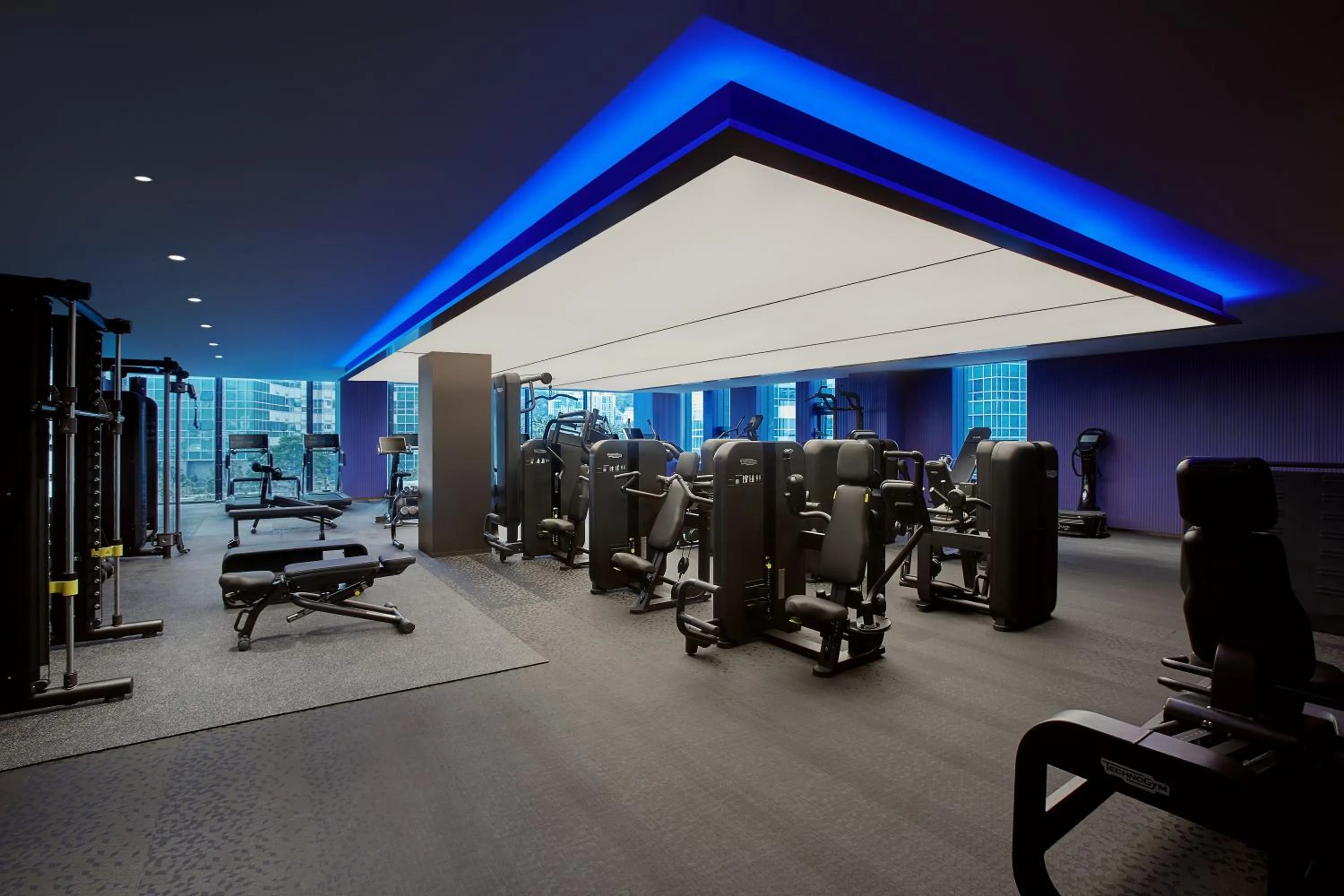 Fitness centre/facilities in Wyndham Grand Busan