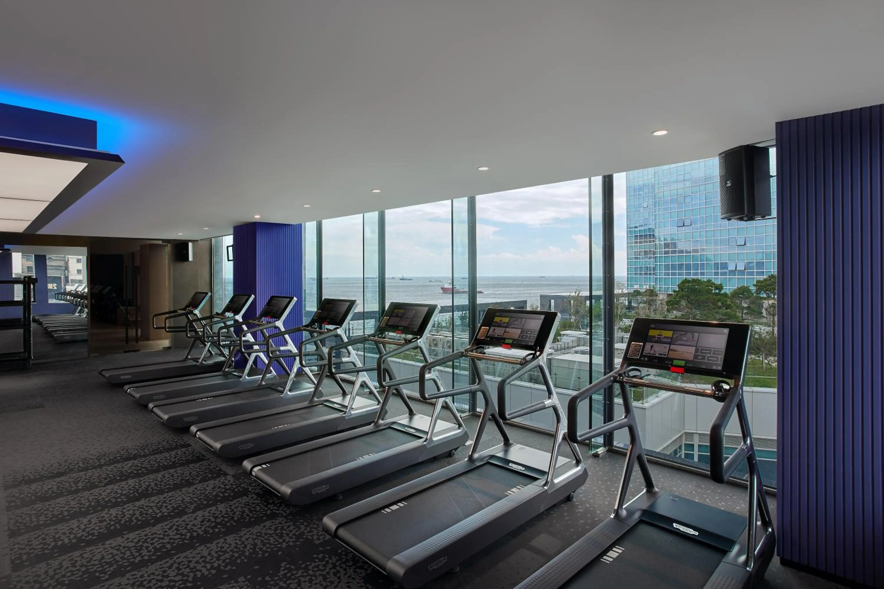 Fitness centre/facilities in Wyndham Grand Busan