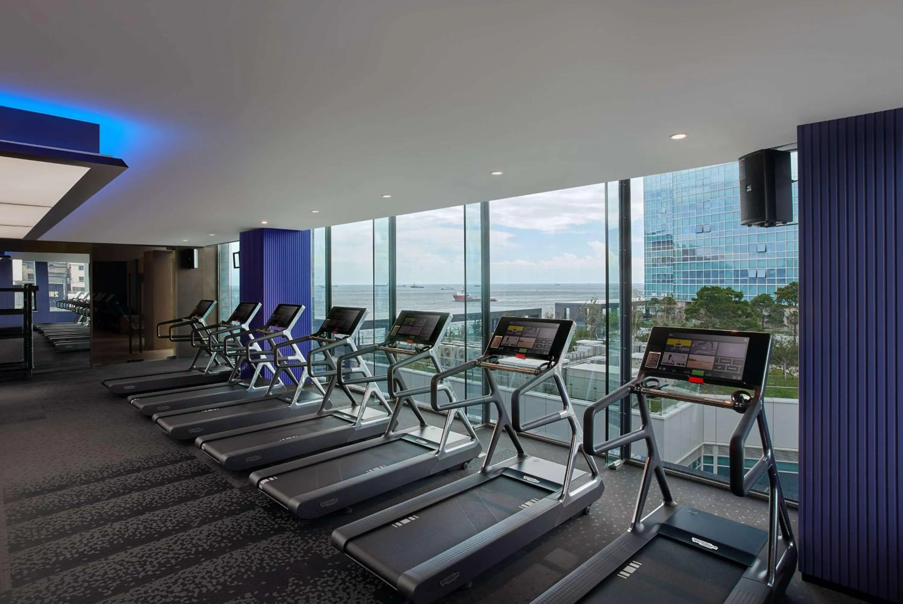 Fitness centre/facilities in Wyndham Grand Busan