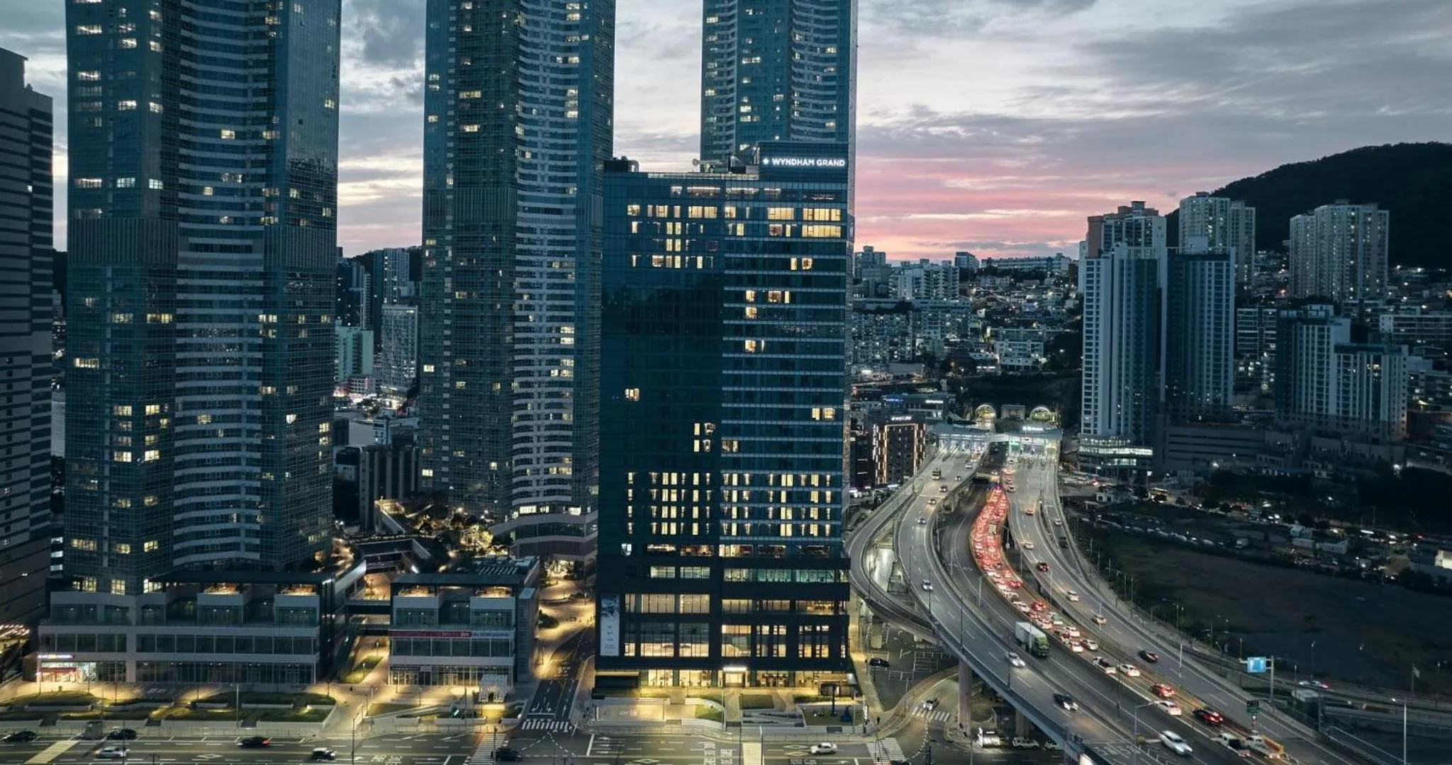 Property building in Wyndham Grand Busan