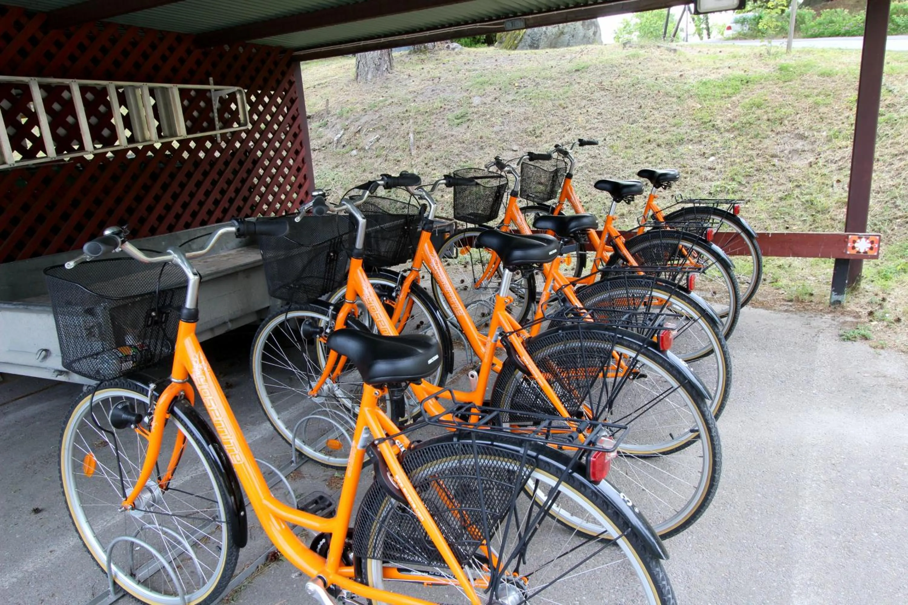 Cycling in STF Sigtuna Vandrarhem