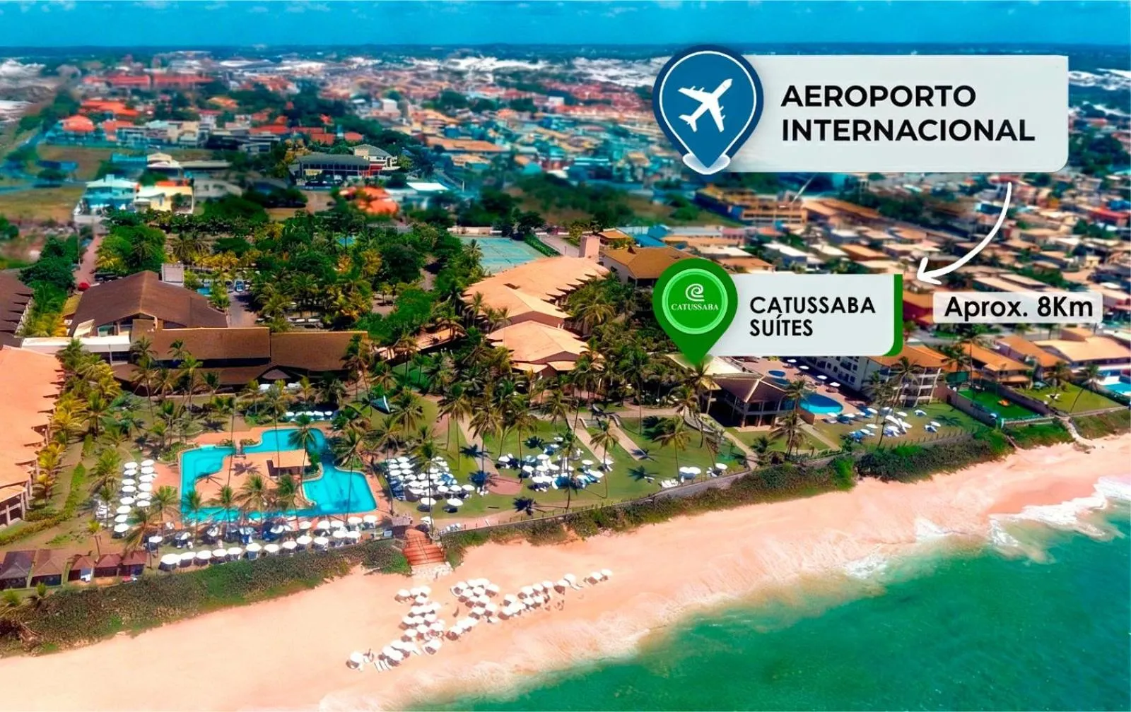 Natural landscape in Catussaba Suítes Resort