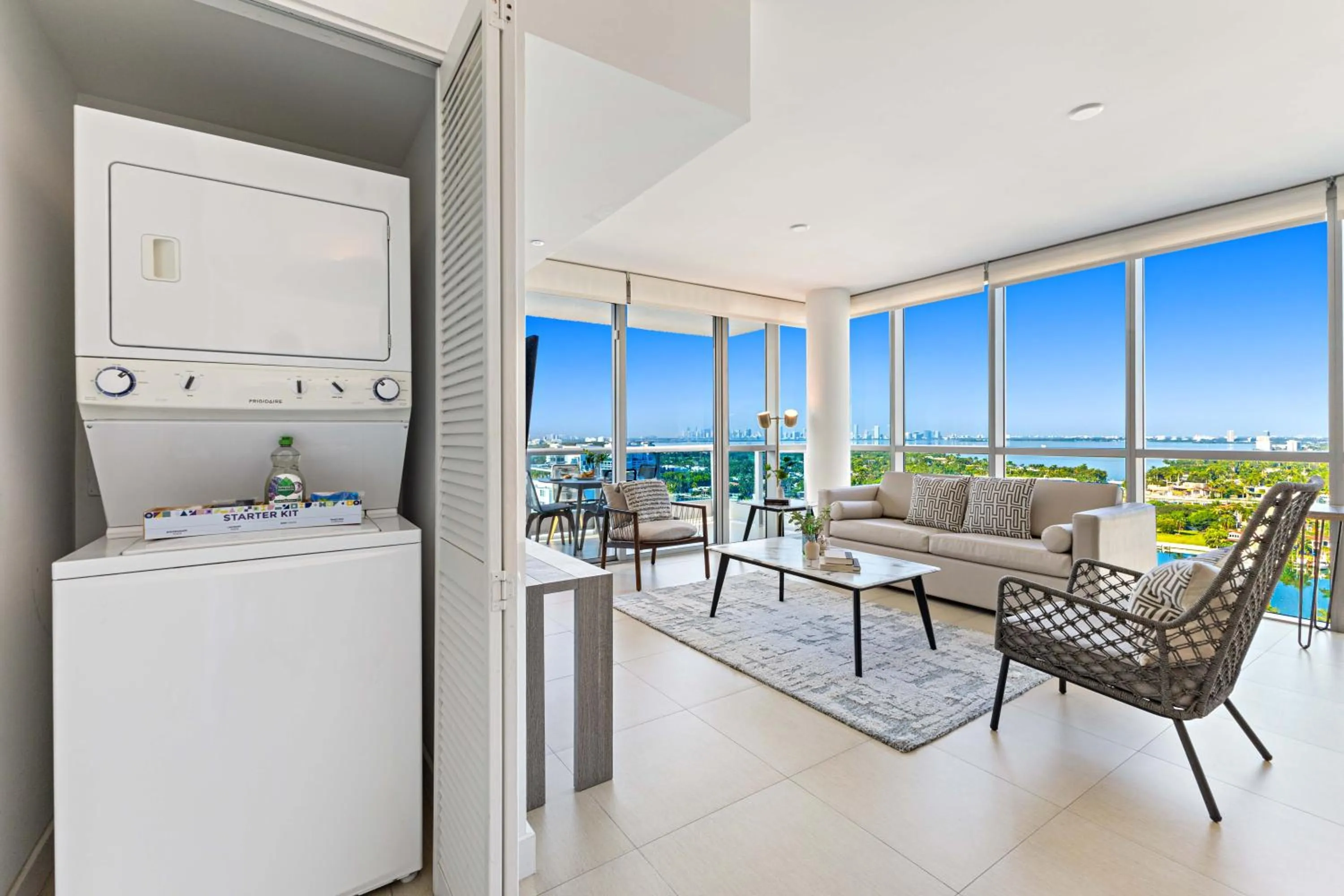 Living room in Dharma Home Suites Miami Beach at Monte Carlo
