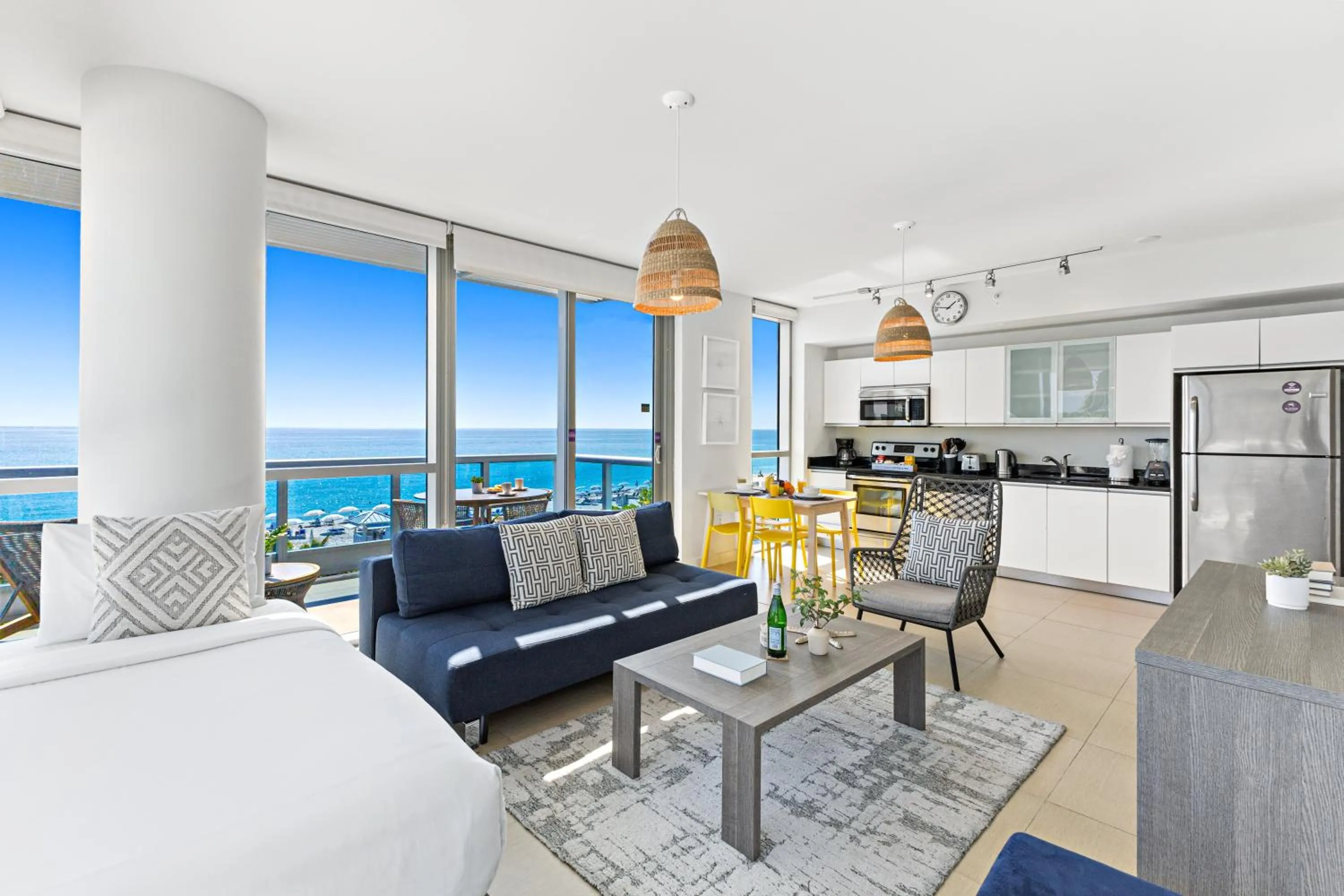 Living room in Dharma Home Suites Miami Beach at Monte Carlo