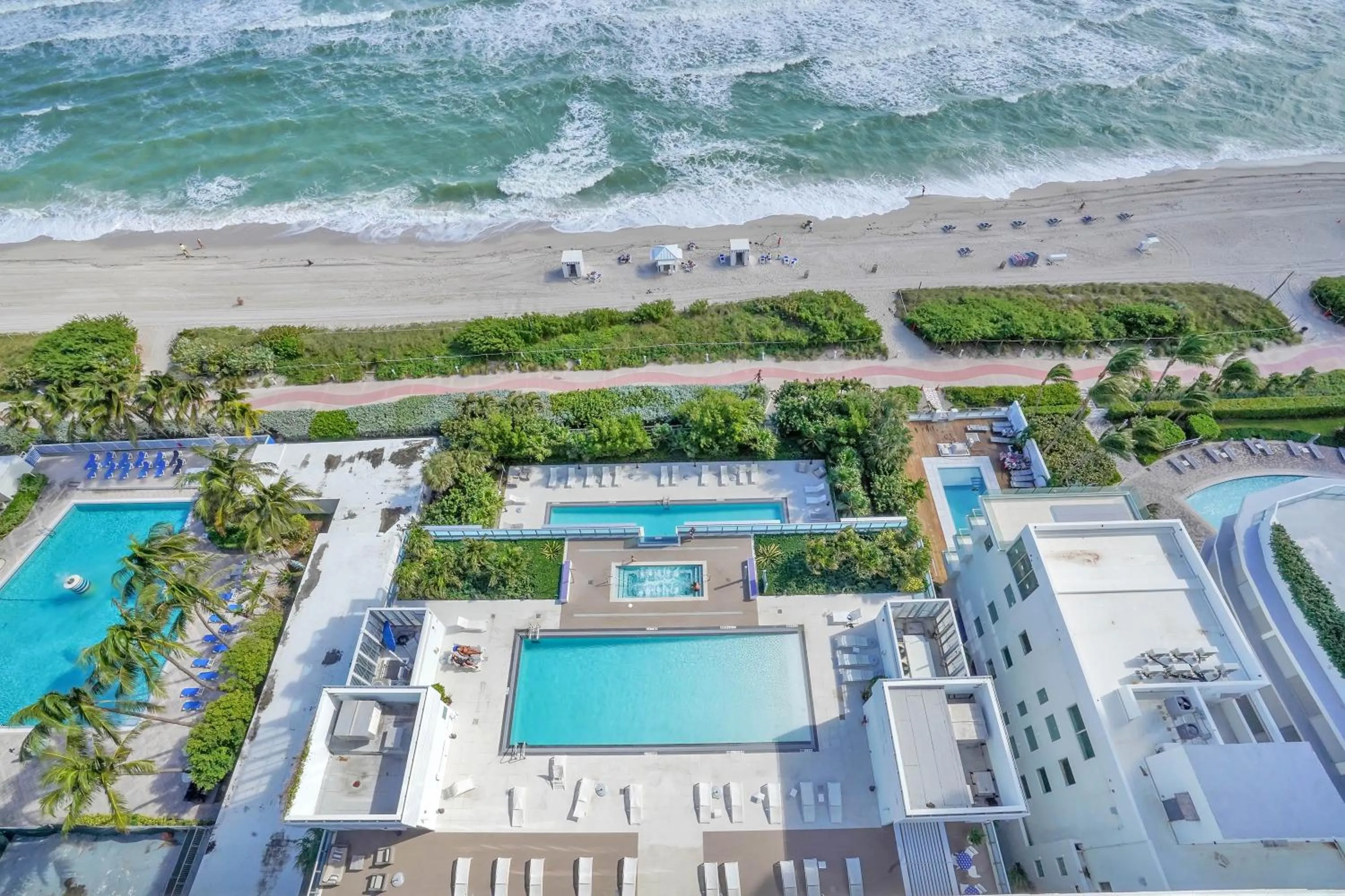 Pool view in Dharma Home Suites Miami Beach at Monte Carlo