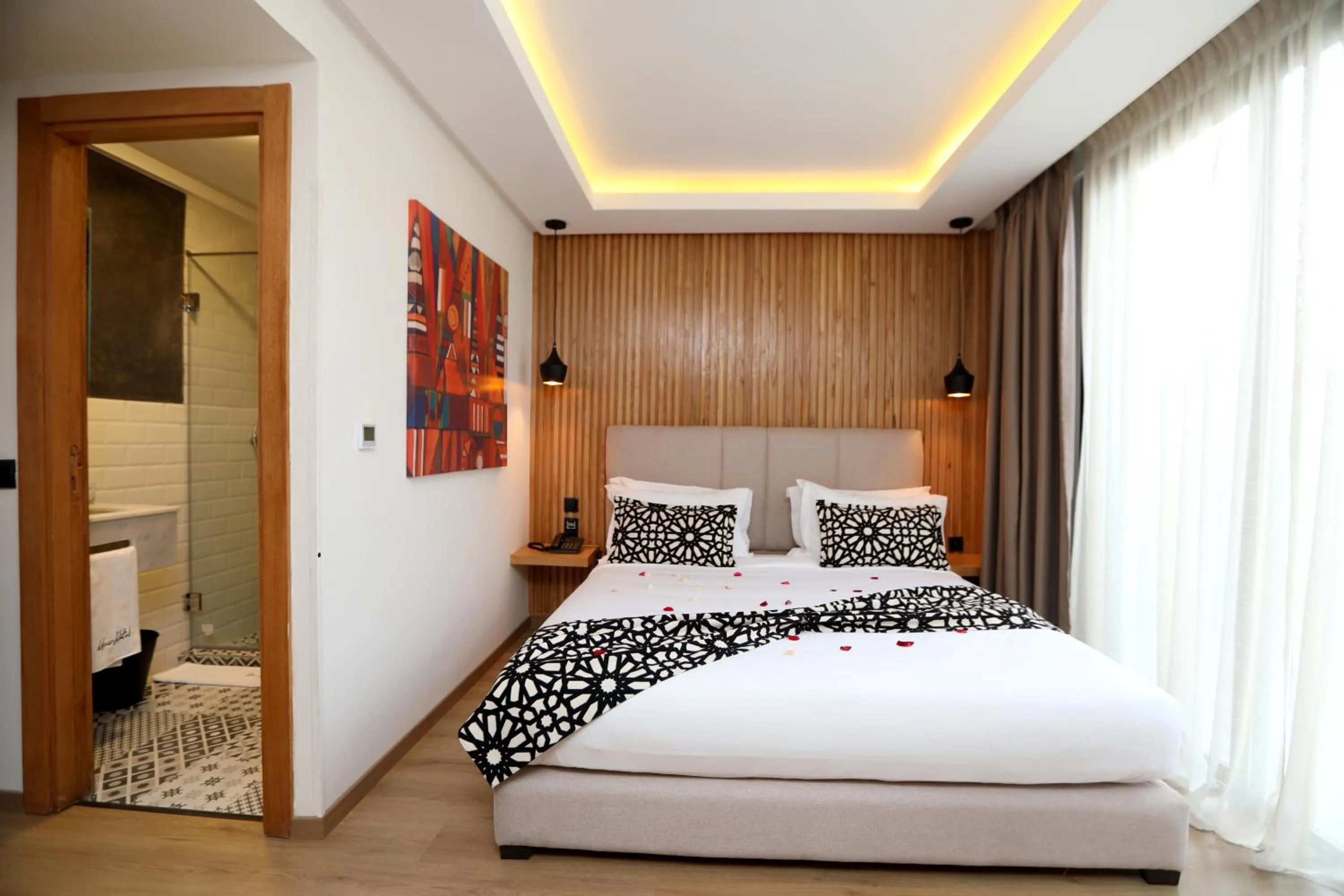 Bed in Unico Hotel & Spa Casablanca