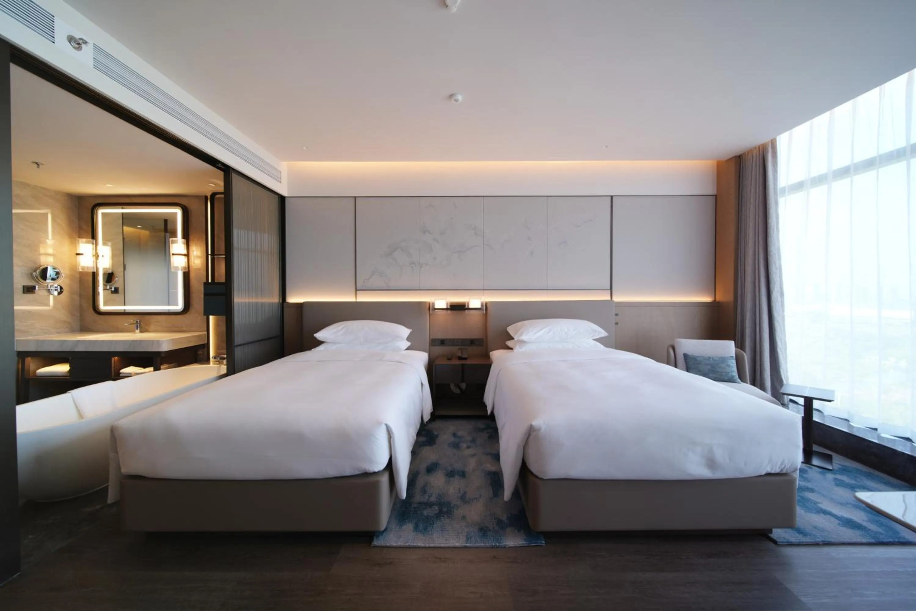 Bedroom, Bed in Shaoxing Marriott Hotel Shangyu
