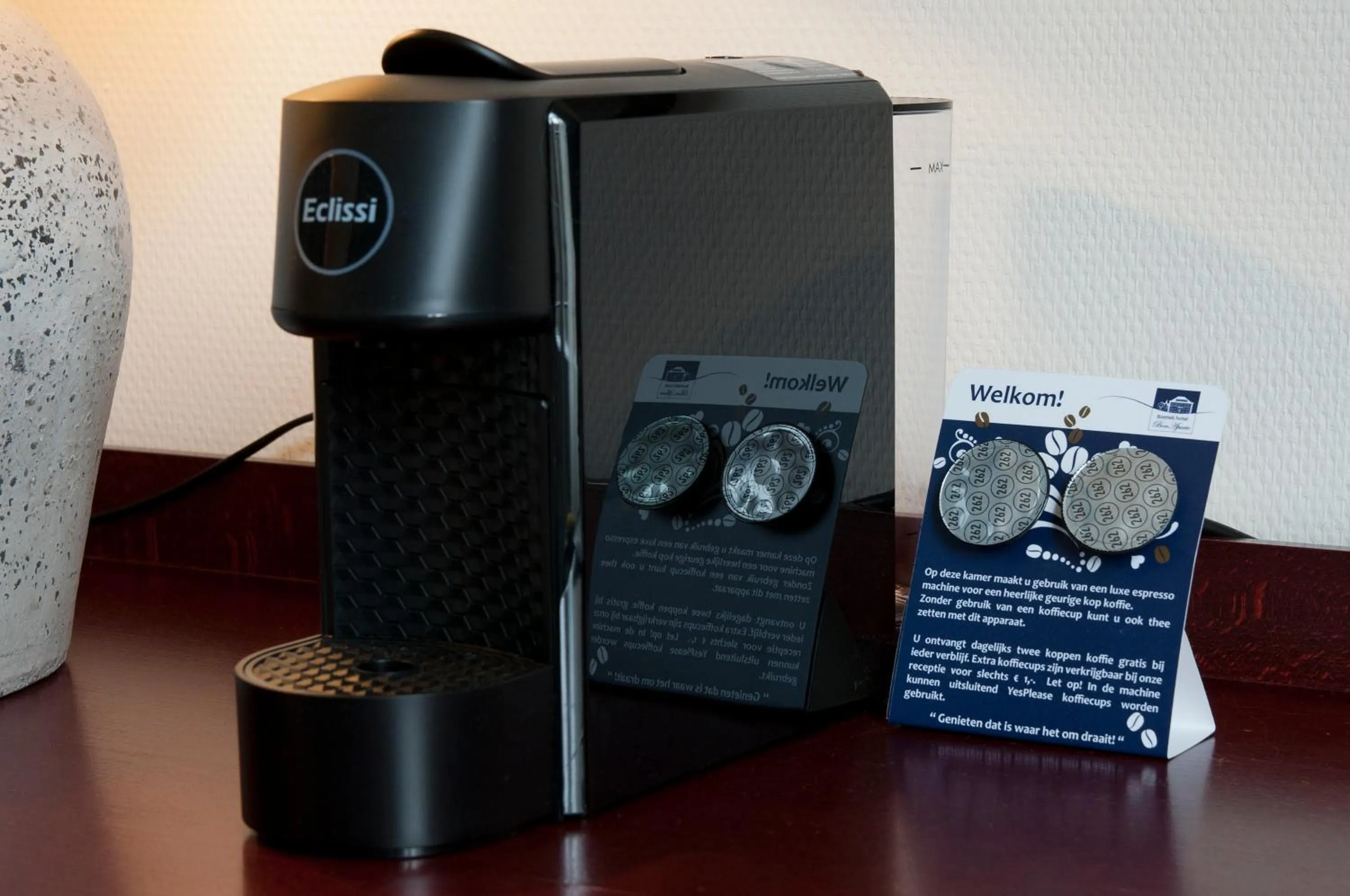 Coffee/tea facilities in Boetiek Hotel BonAparte Lochem