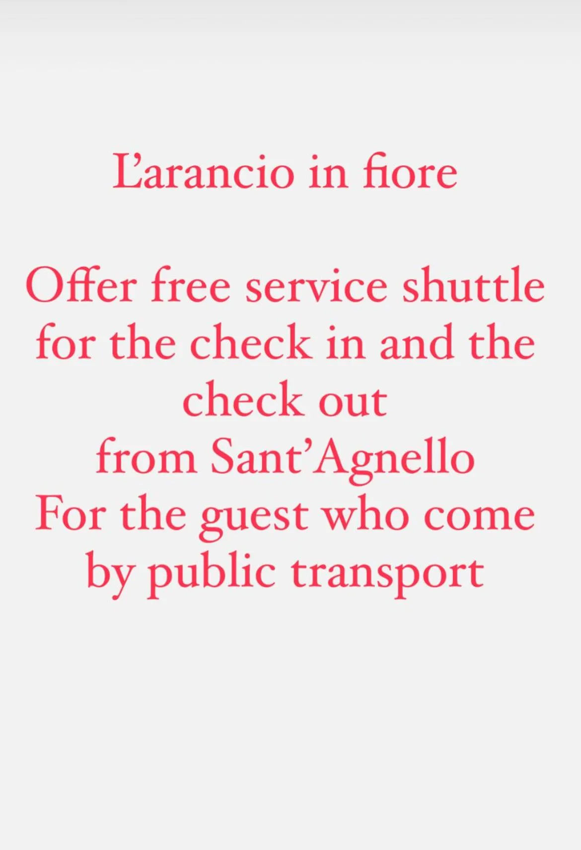 B&b L' Arancio in fiore