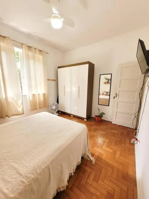 Bedroom, Bed in Apartamento aconchegante em Santa Teresa