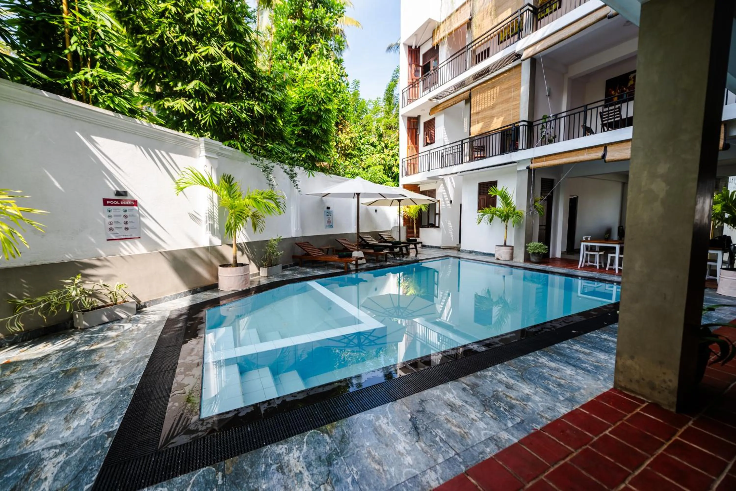Pool view in Sky House Ahangama