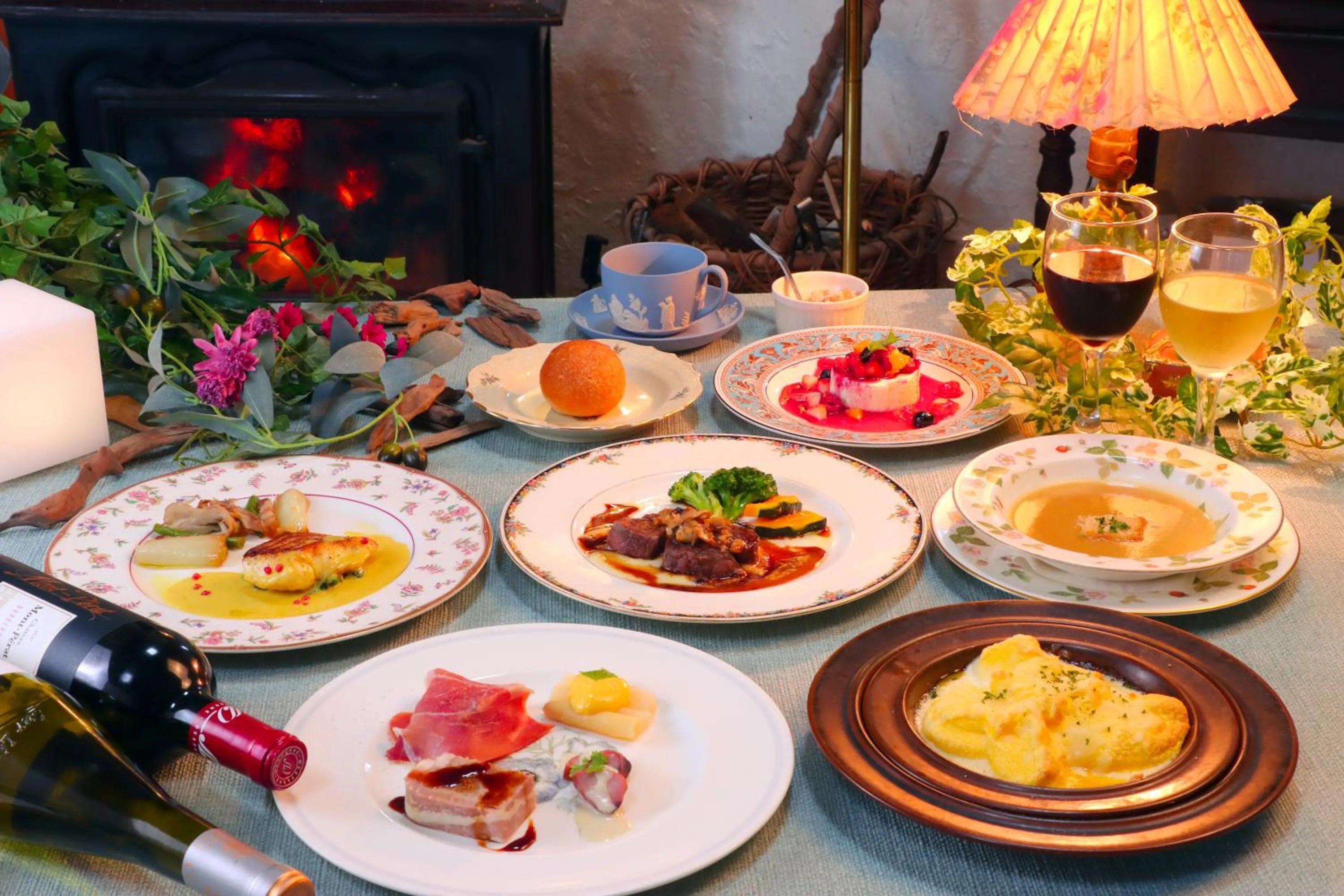 Dinner in Auberge Koyama