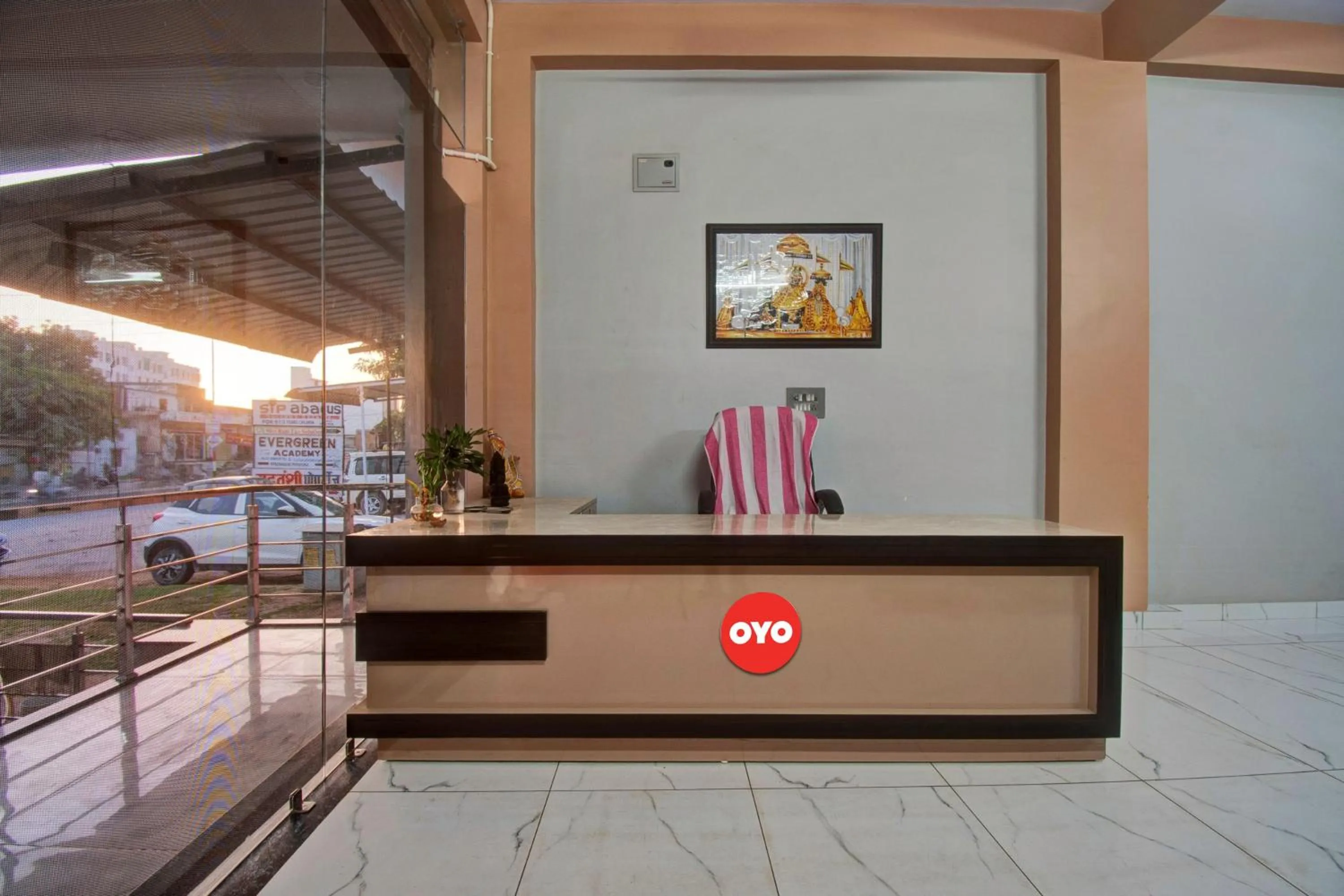 Lobby or reception in Hotel O Hotel Krishna Palace