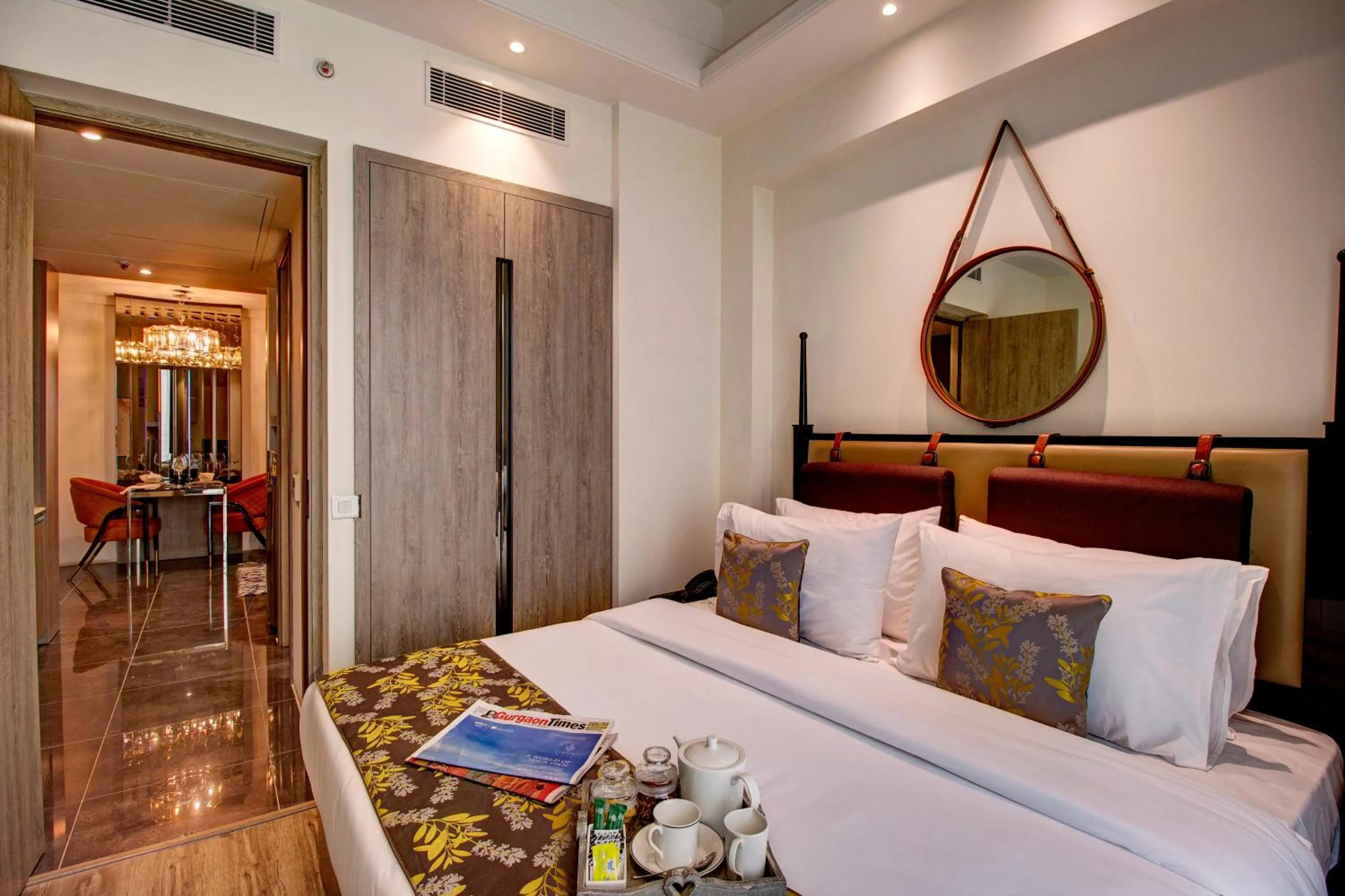 Bedroom, Bed in Rhythm Gurugram Hotel & Suites, Sohna Road